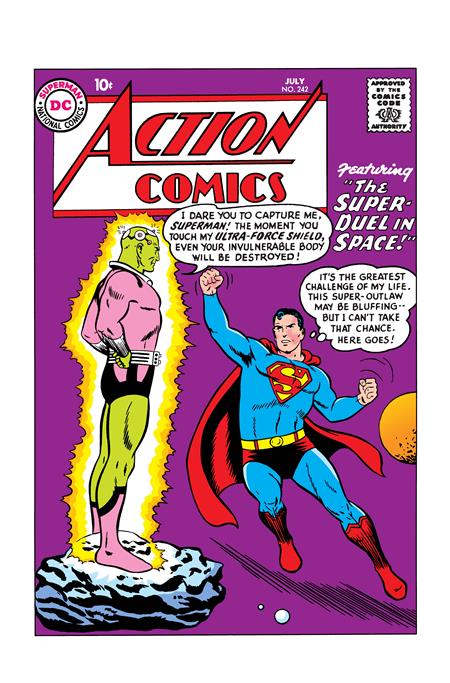 ACTION COMICS #242 FACSIMILE EDITION CVR C CURT SWAN FOIL VAR