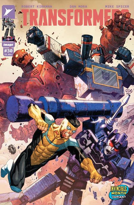 TRANSFORMERS #30 CVR F JOSH CASSARA INVINCIBLE TEAM UP VAR