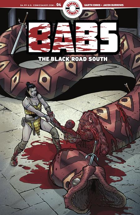 BABS THE BLACK ROAD SOUTH #4 (OF 6) CVR A JACEN BURROWS
