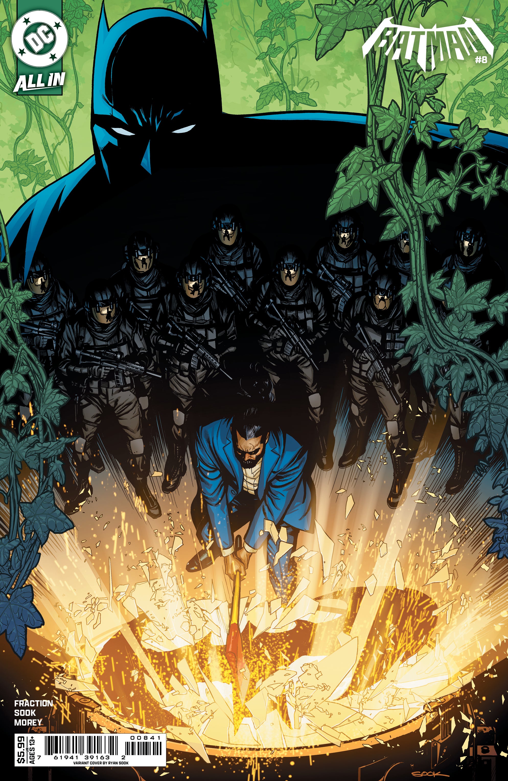 BATMAN #8 CVR D RYAN SOOK CARD STOCK VAR