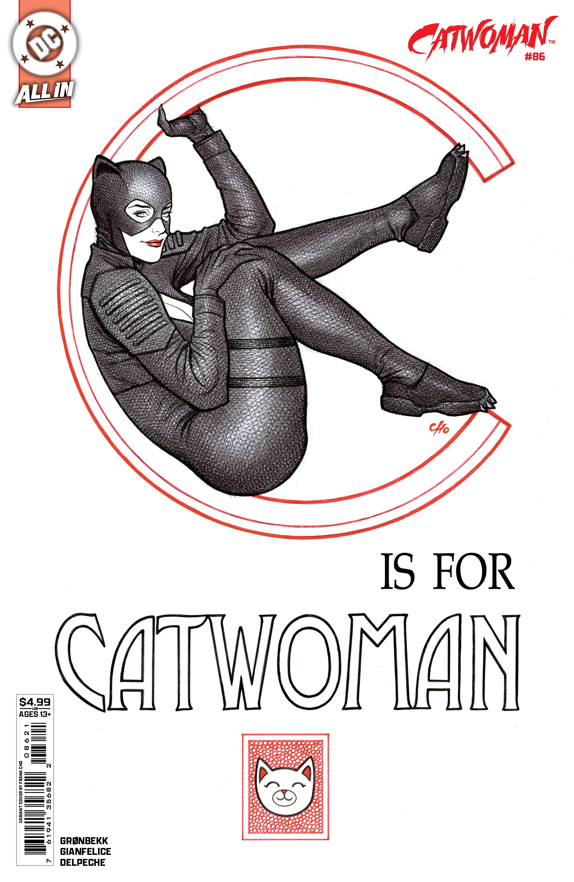 CATWOMAN #86 CVR B FRANK CHO CARD STOCK VAR