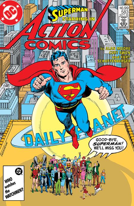 ACTION COMICS #583 FACSIMILE EDITION CVR C CURT SWAN FOIL VAR (WHATEVER HAPPENED TO THE MAN OF TOMORROW PART 2 OF 2)