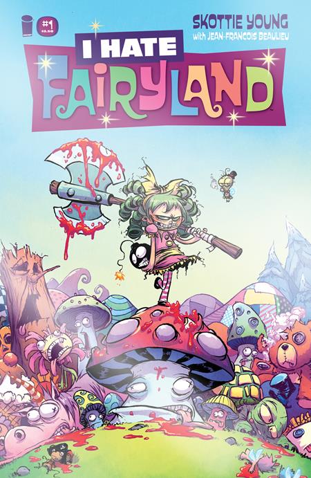 I HATE FAIRYLAND #1 FACSIMILE EDITION CVR B SKOTTIE YOUNG FOIL VAR