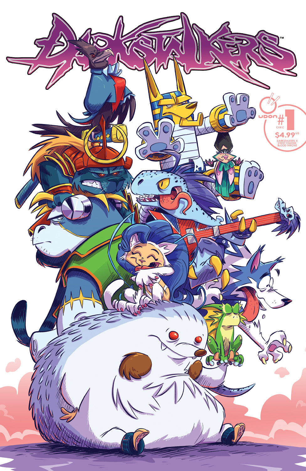 DARKSTALKERS X STREET FIGHTER BLOOD THRONE #1 (ONE SHOT) CVR C DAX GORDINE VAR