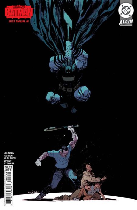 ABSOLUTE BATMAN 2025 ANNUAL #1 (ONE SHOT) FOURTH PRINTING CVR B DANIEL WARREN JOHNSON CARD STOCK VAR