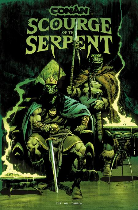 CONAN THE BARBARIAN SCOURGE OF THE SERPENT #1 (OF 4) CVR G ROBERTO DE LA TORRE GLOW IN THE DARK VAR