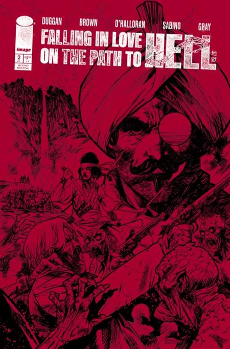 FALLING IN LOVE ON THE PATH TO HELL #2 Second Printing (MR)