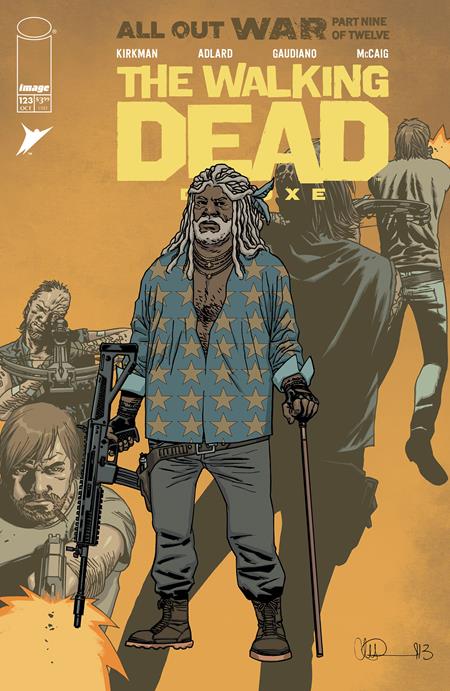WALKING DEAD DELUXE #123 CVR B CHARLIE ADLARD & DAVE MCCAIG VAR
