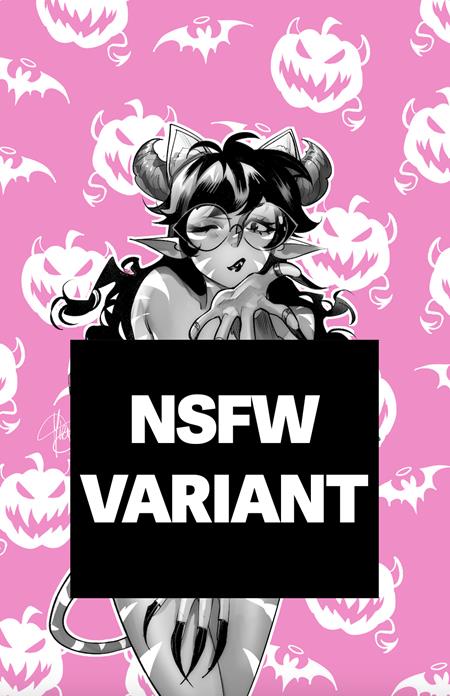 MIRKA ANDOLFOS SWEET PAPRIKA BLACK WHITE & PINK HALLOWEEN SPECIAL #1 (OF 2) CVR F MIRKA ANDOLFO HOT NSFW POLYBAGGED VAR