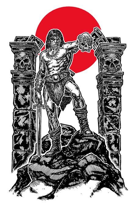 CONAN THE BARBARIAN TIDES OF THE TYRANT KING #2 (OF 4) CVR F MICAH ULRICH VIRGIN FOIL VAR