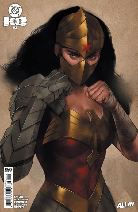 DC K.O. #2 (OF 5) CVR H BEN OLIVER FACE-OFF CARD STOCK VAR