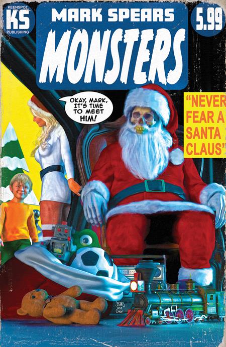 MARK SPEARS MONSTERS #4 SECOND PRINTING CVR A MARK SPEARS WITCHING HOUR HOMAGE