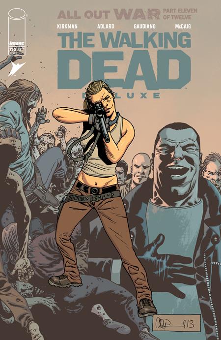 WALKING DEAD DELUXE #125 CVR B CHARLIE ADLARD & DAVE MCCAIG VAR