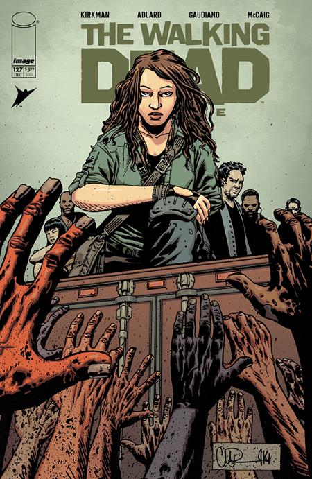 WALKING DEAD DELUXE #127 CVR B CHARLIE ADLARD & DAVE MCCAIG VAR
