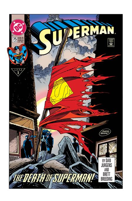 SUPERMAN #75 FACSIMILE EDITION CVR B DAN JURGENS FOIL VAR