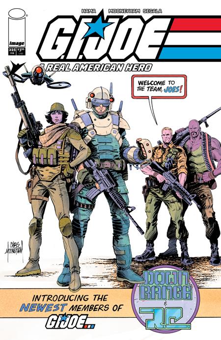 GI JOE A REAL AMERICAN HERO #325 CVR E CHRIS MOONEYHAM NEW JOE VAR