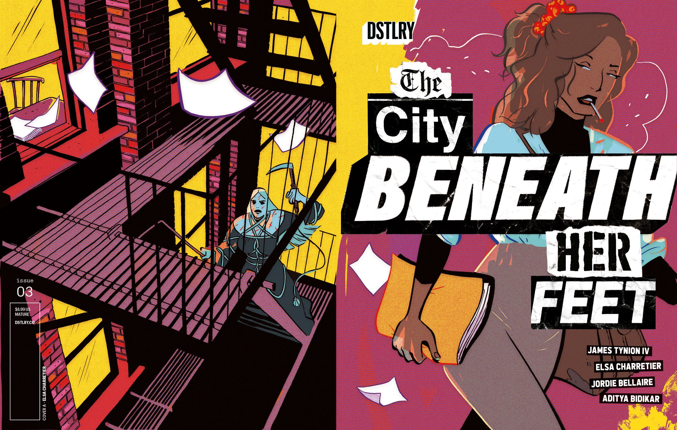 THE CITY BENEATH HER FEET #3 CVR A ELSA CHARRETIER