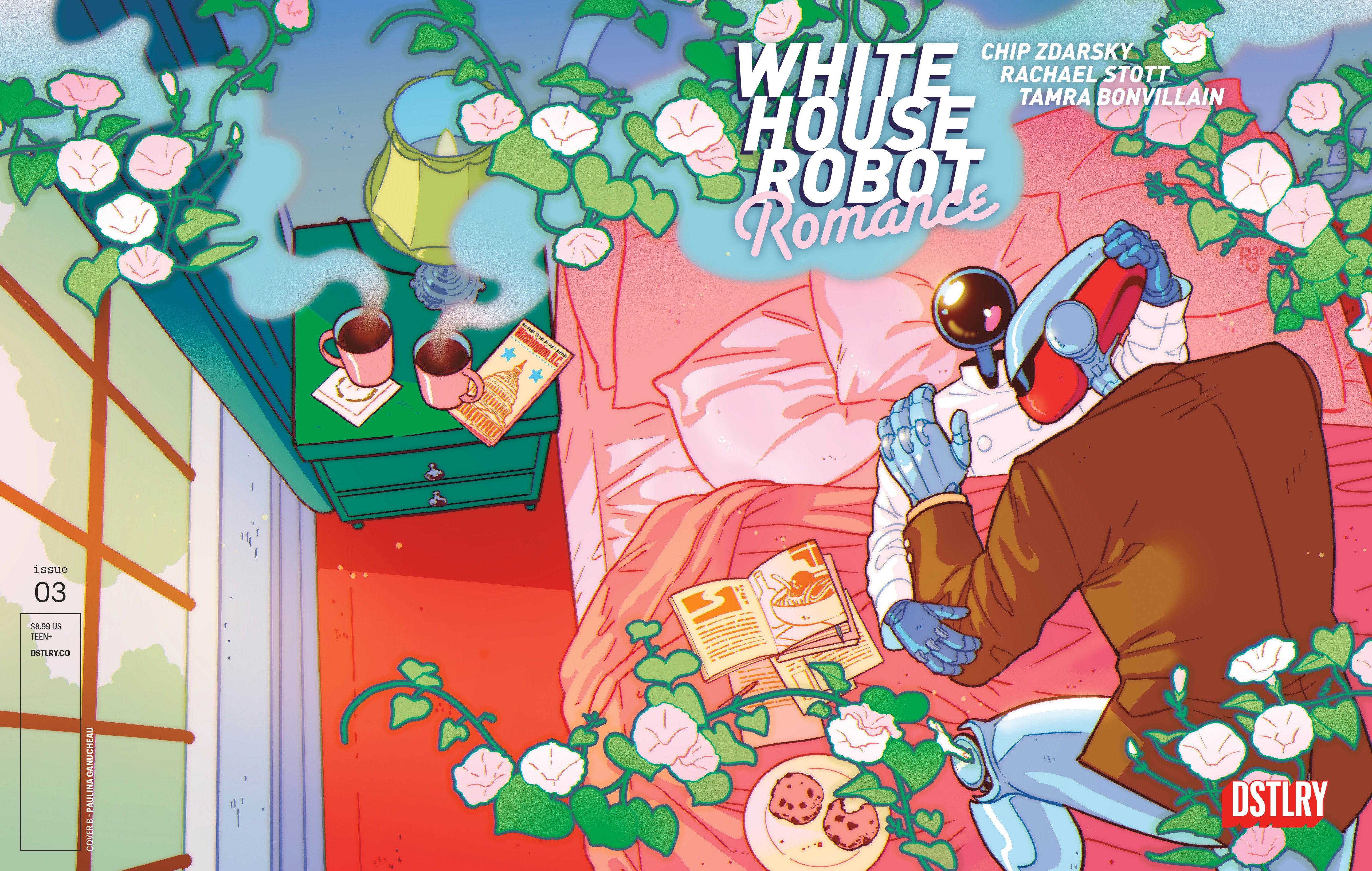 WHITE HOUSE ROBOT ROMANCE #3 CVR B PAULINA GANUCHEAU VARIANT