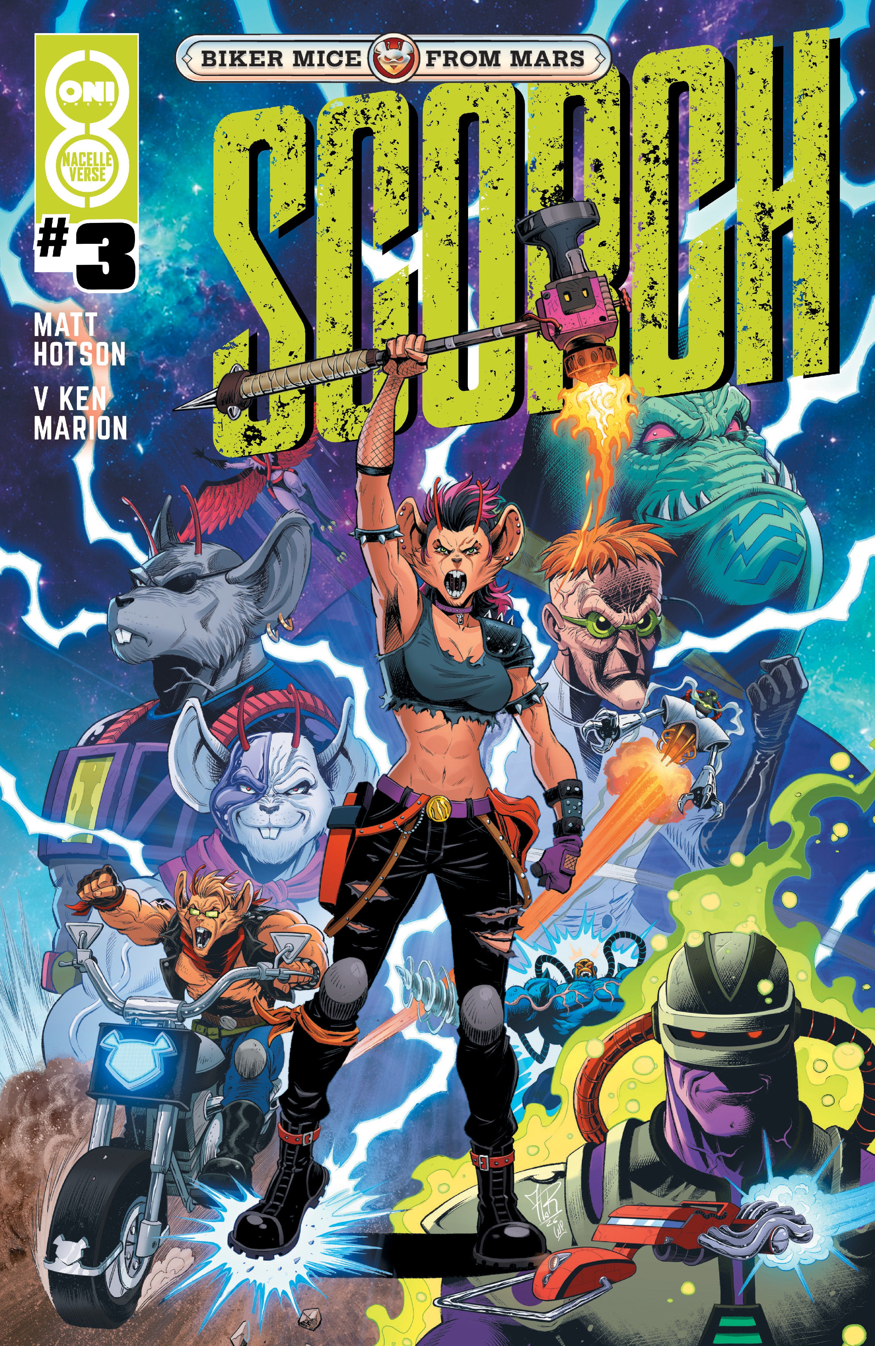 BIKER MICE FROM MARS SCORCH #3 CVR B JORDI TARRAGONA VAR