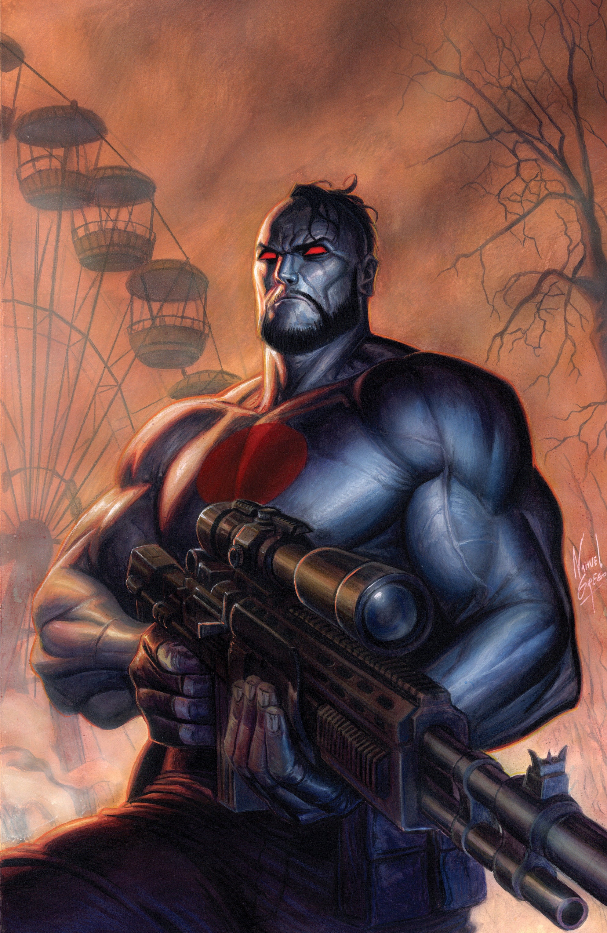 VALIANT BEYOND: BLOODSHOT #5--MAN MADE HELL #2 VARIANT C (GREGO FULL ART)