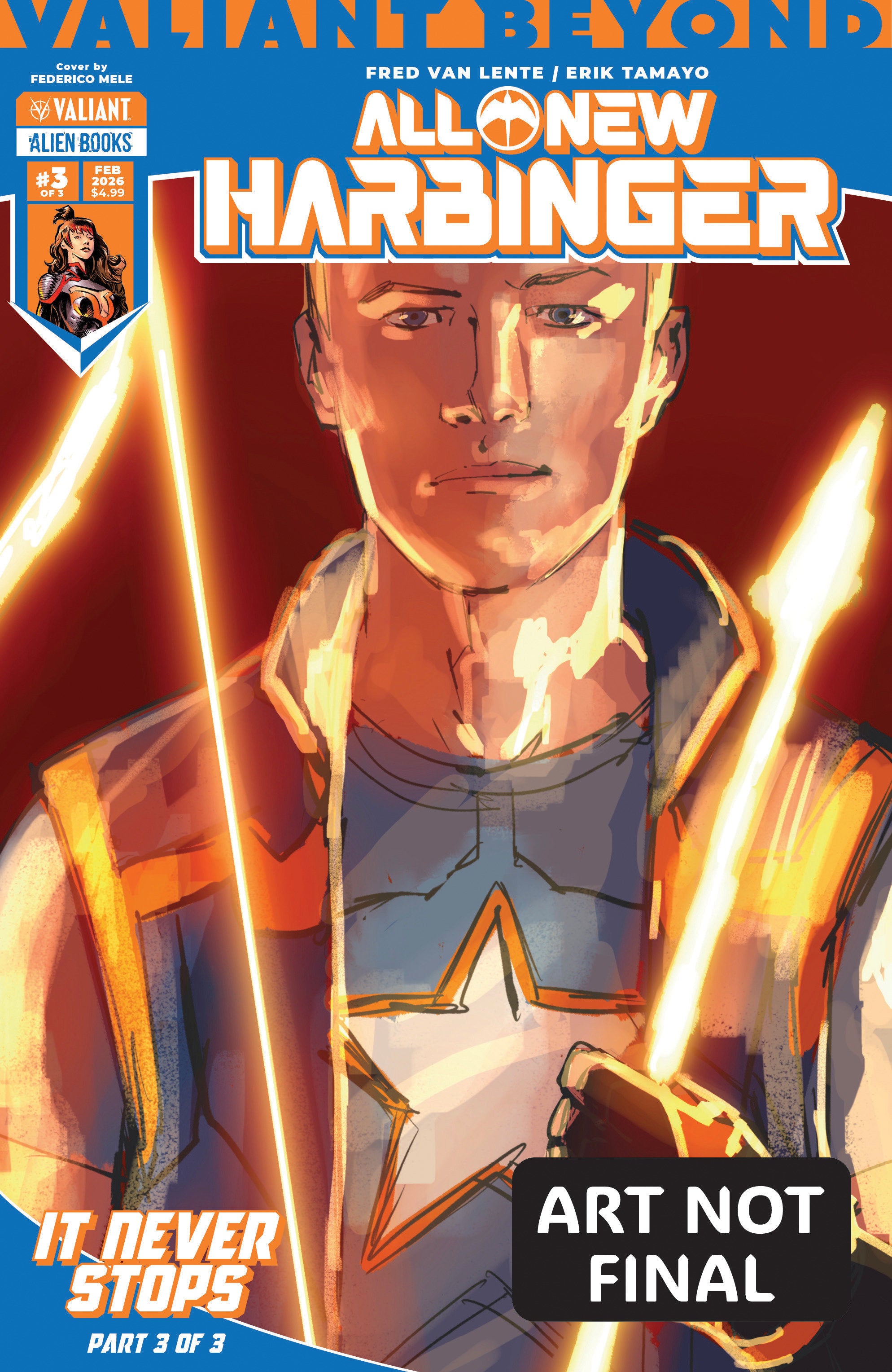 VALIANT BEYOND: ALL-NEW HARBINGER #6--IT NEVER STOPS #3 VARIANT B (MELE)