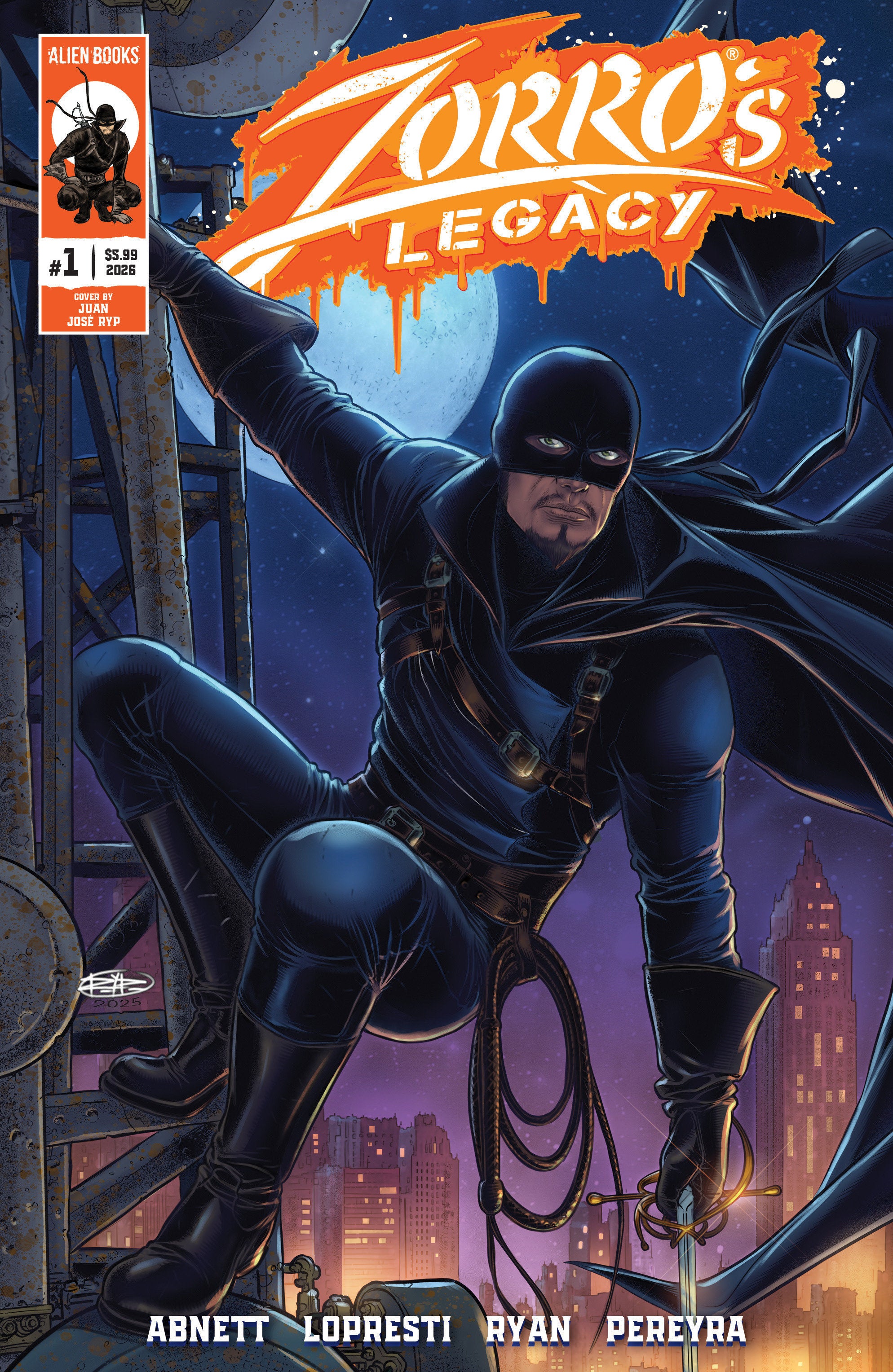 ZORRO'S LEGACY #1 VARIANT B (RYP)