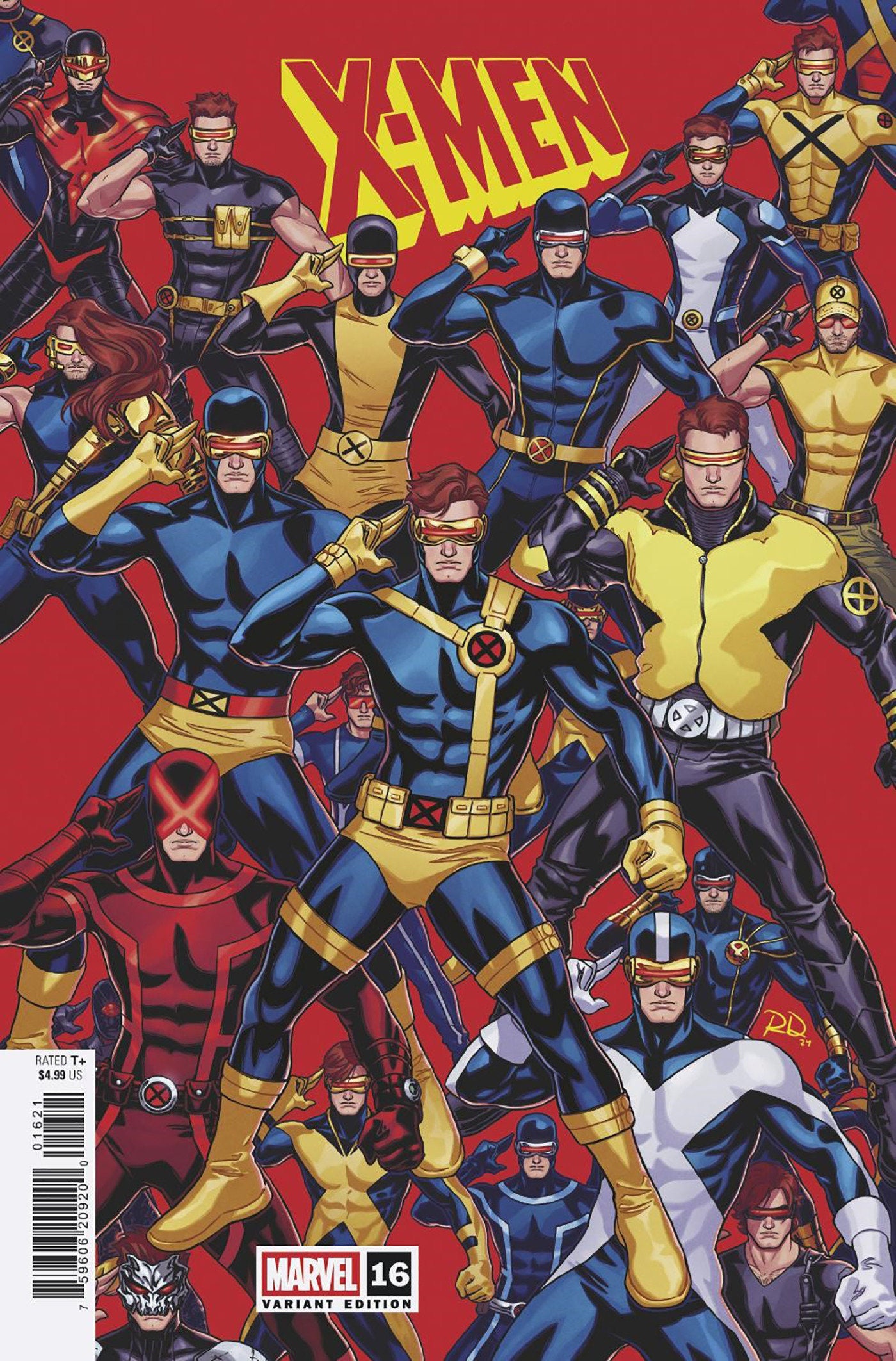 X-MEN #16 RUSSELL DAUTERMAN VARIANT
