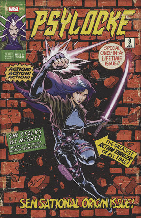 PSYLOCKE #9 BENJAMIN SU RETROVISION VARIANT