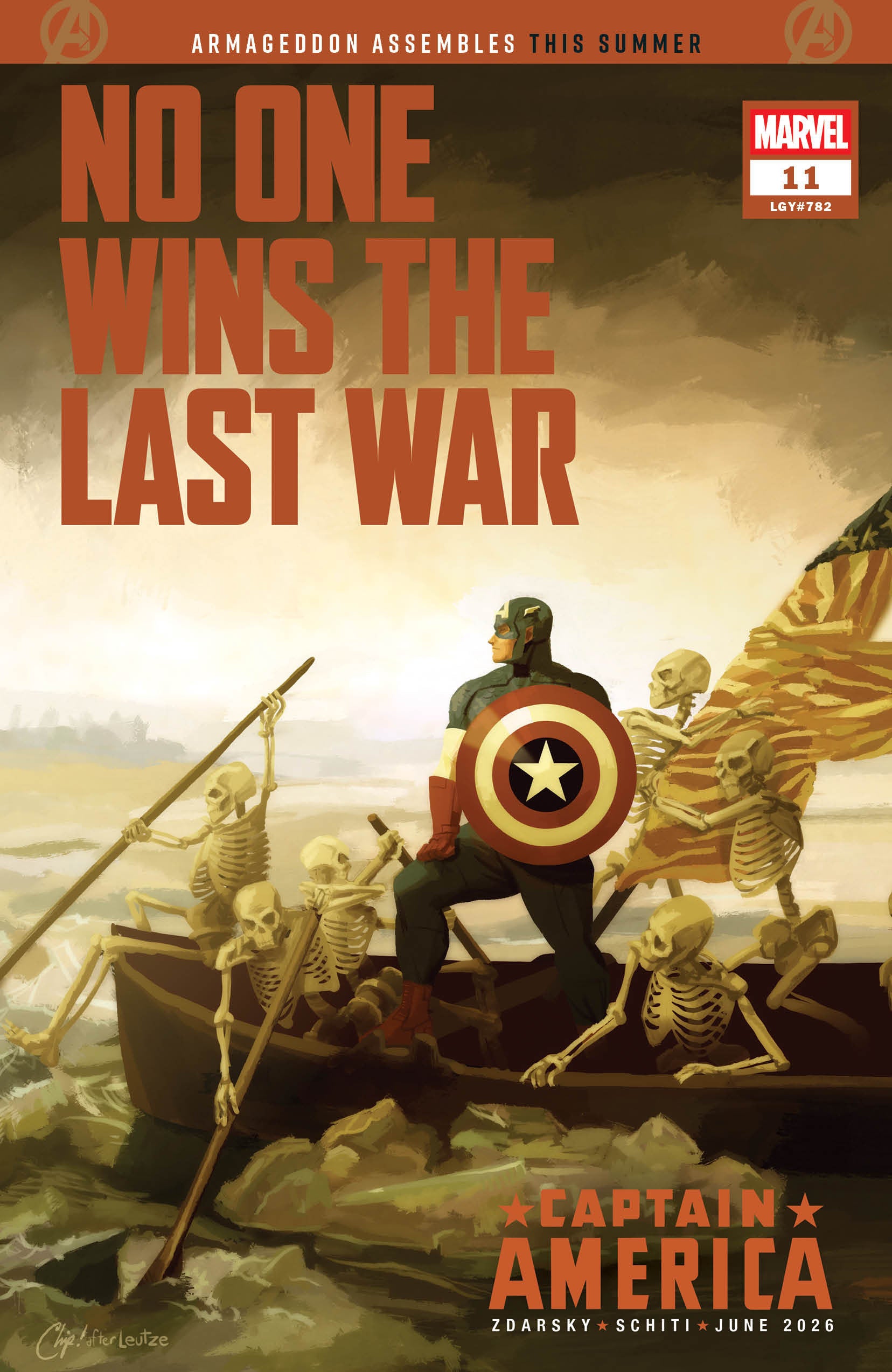 CAPTAIN AMERICA #11 CHIP ZDARSKY FORESHADOW VARIANT