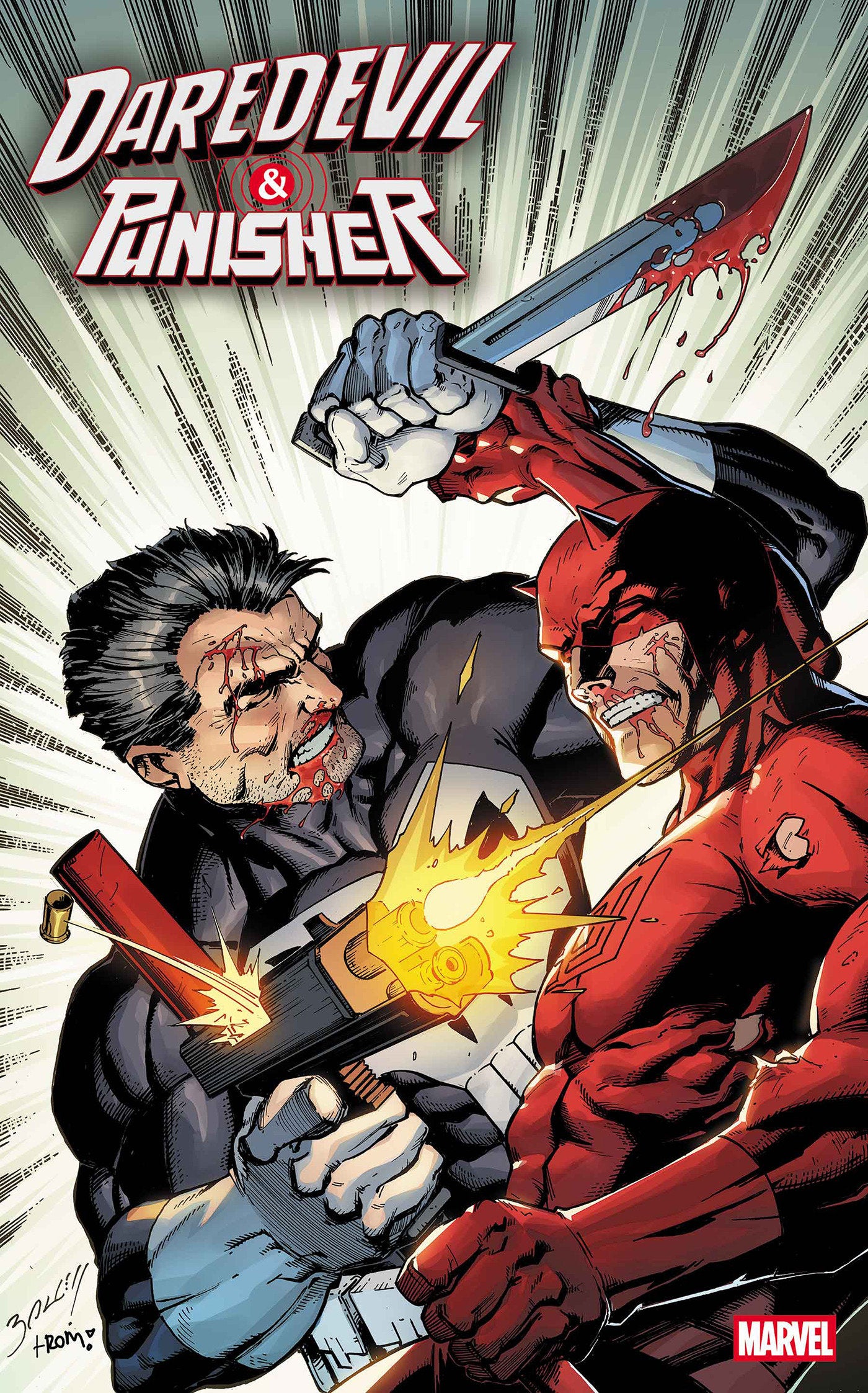 DAREDEVIL/PUNISHER: THE DEVIL'S TRIGGER #2 MARK BAGLEY VARIANT
