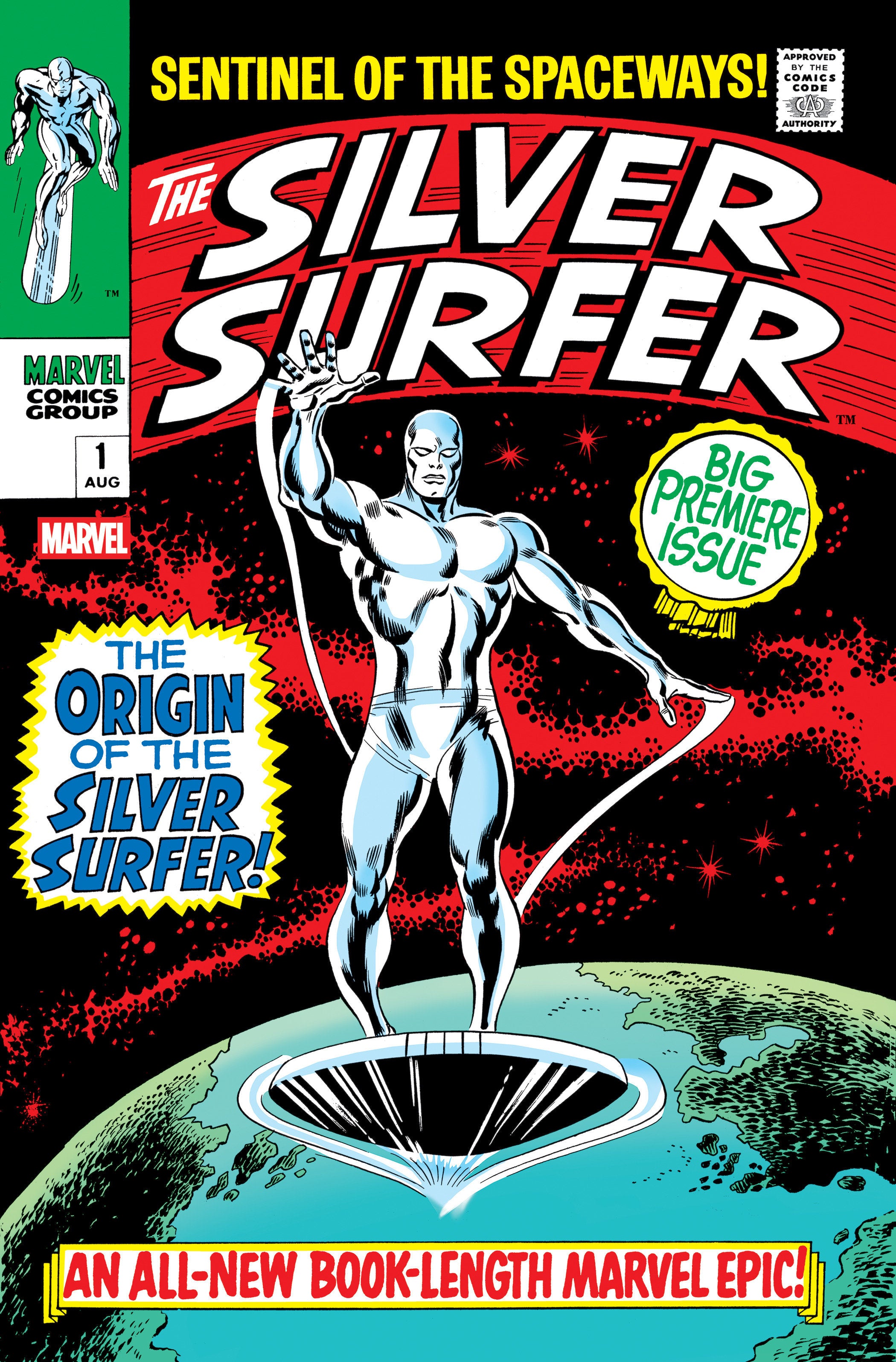 SILVER SURFER #1 FACSIMILE EDITION FOIL VARIANT | COMIC NATION