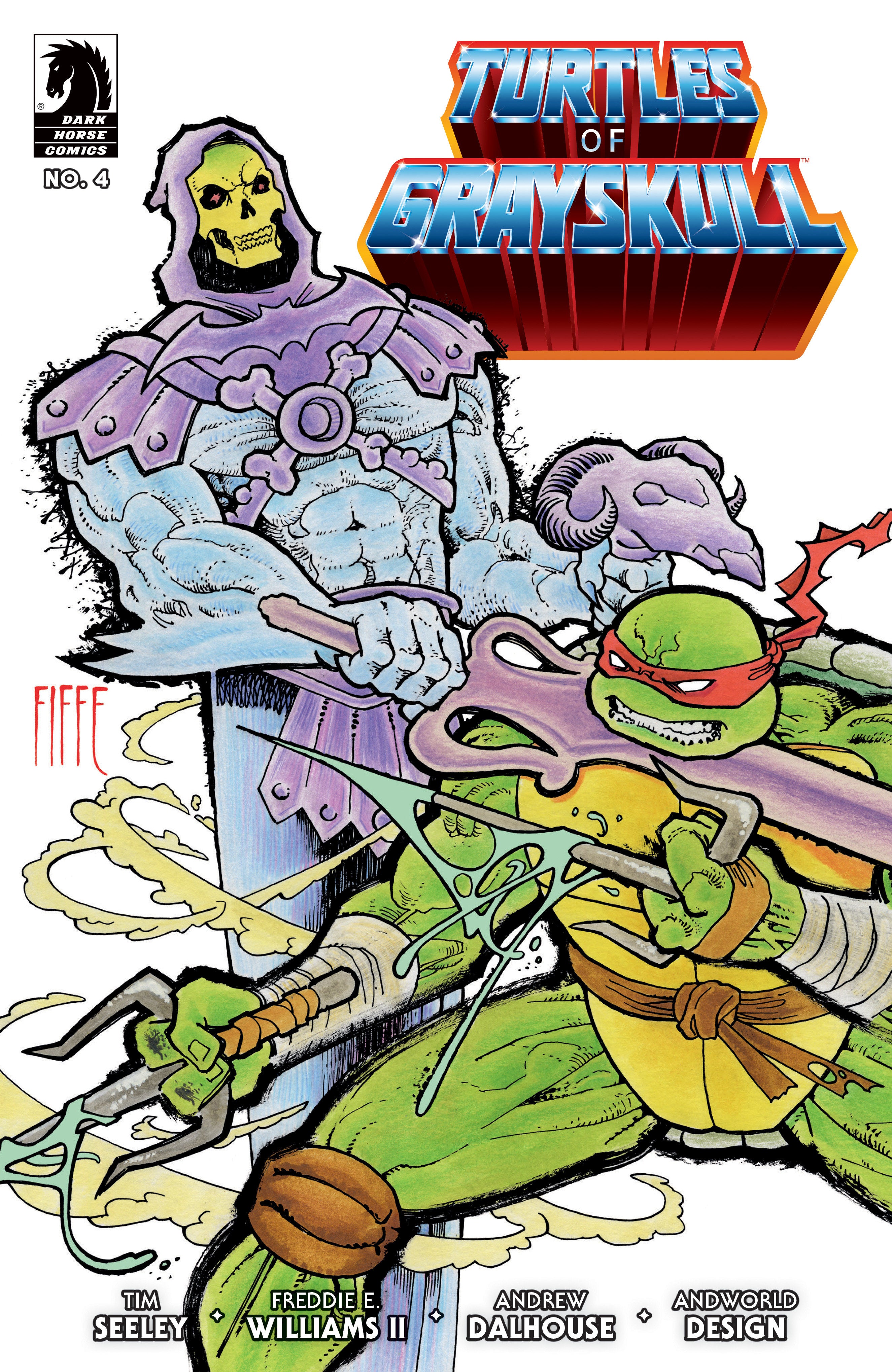 MASTERS OF THE UNIVERSE/TEENAGE MUTANT NINJA TURTLES: TURTLES OF GRAYSKULL #4 (CVR B) (MICHEL FIFFE)