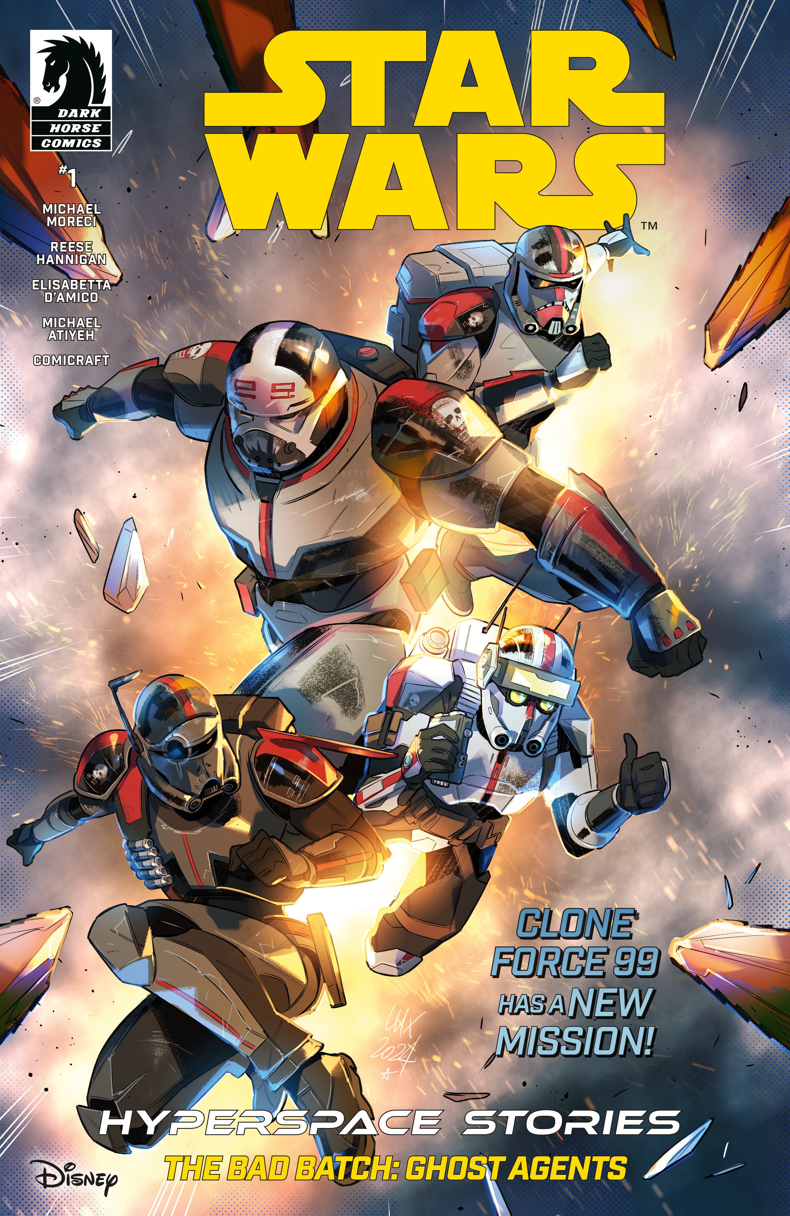 STAR WARS: HYPERSPACE STORIES-THE BAD BATCH--GHOST AGENTS #1 (CVR A) (VALERIA FA VOCCIA)