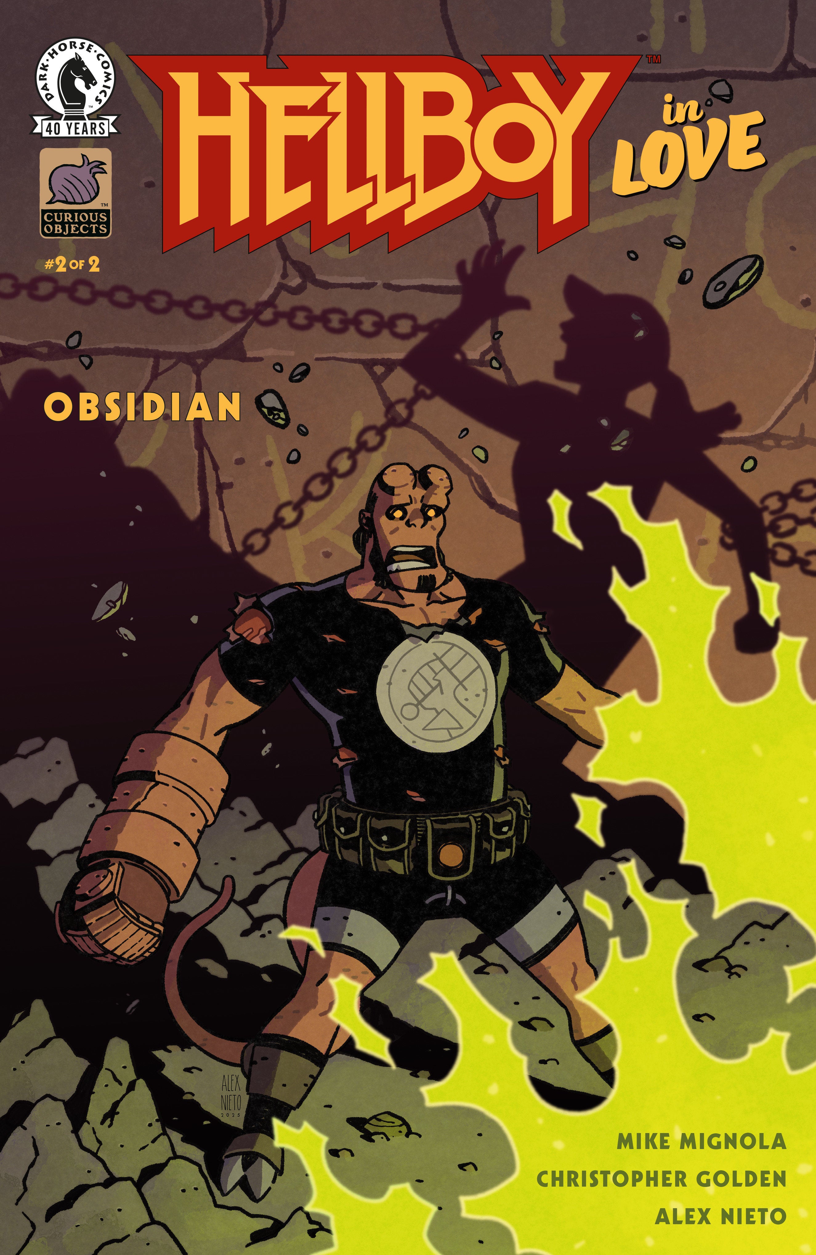 HELLBOY IN LOVE: OBSIDIAN #2 (CVR A) (ALEX NIETO)