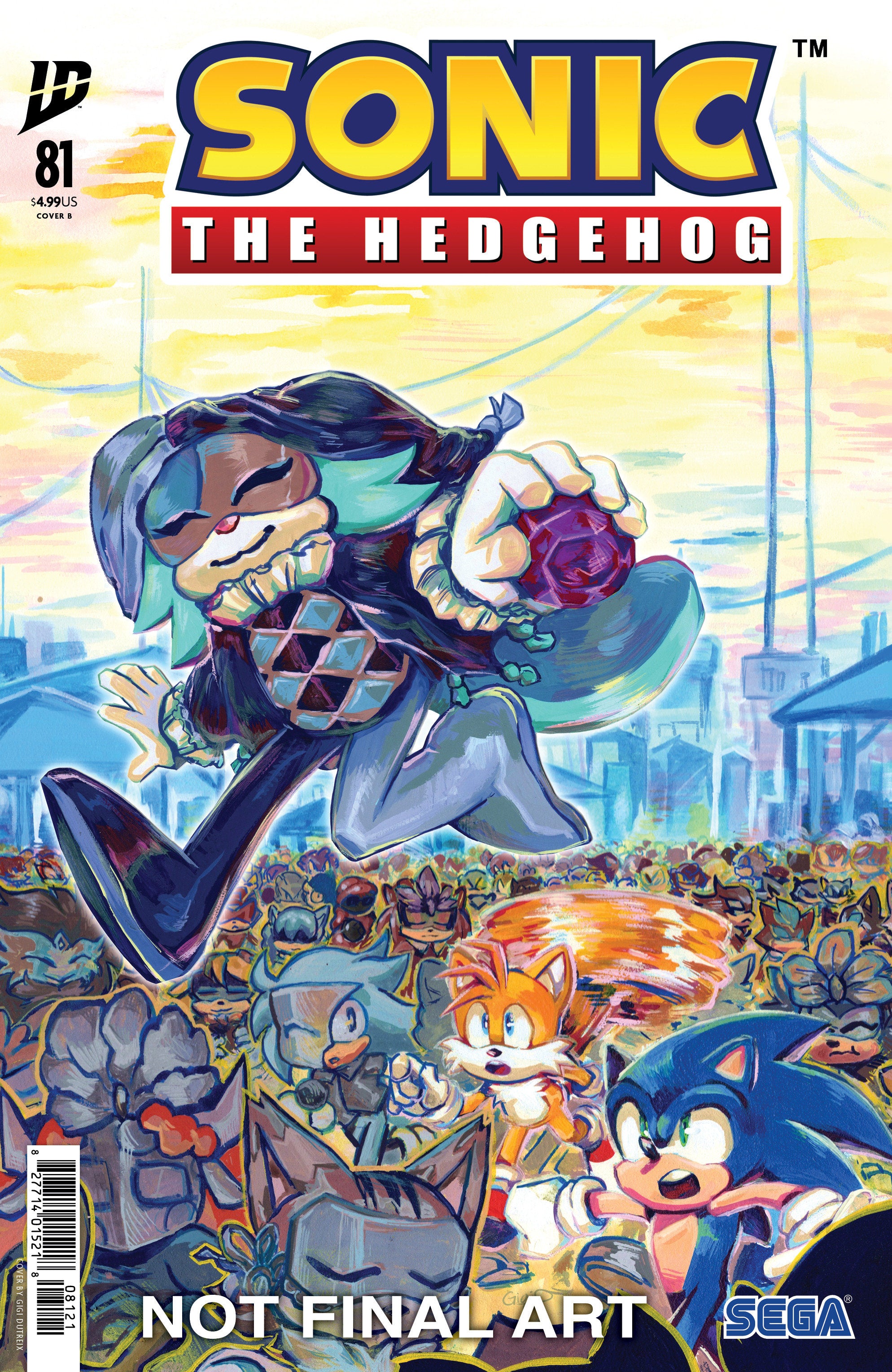 SONIC THE HEDGEHOG #81 VARIANT B (DUTREIX)