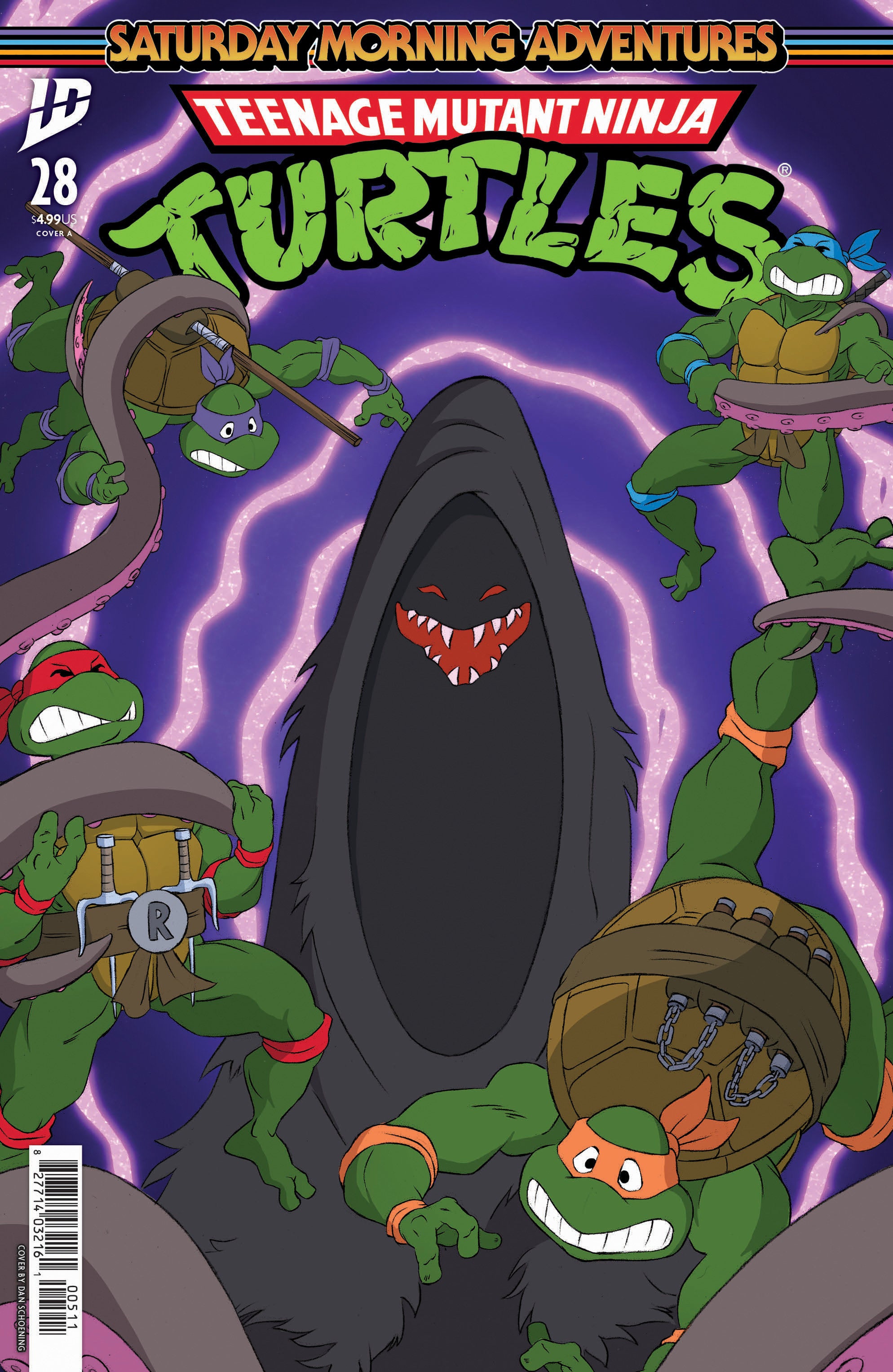 TEENAGE MUTANT NINJA TURTLES: SATURDAY MORNING ADVENTURES #28 COVER A (SCHOENING)