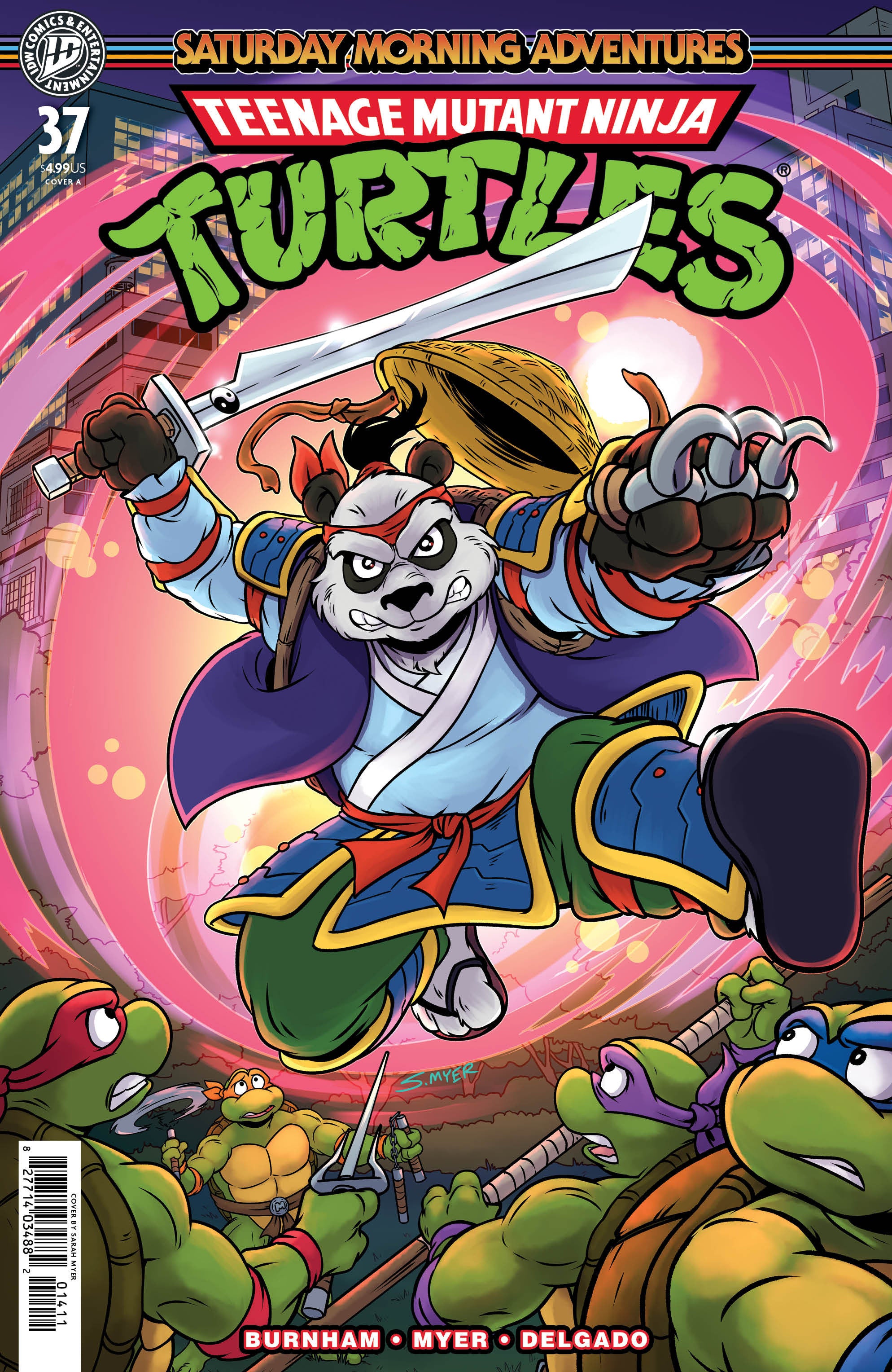 TEENAGE MUTANT NINJA TURTLES: SATURDAY MORNING ADVENTURES #37 COVER A (MYER)