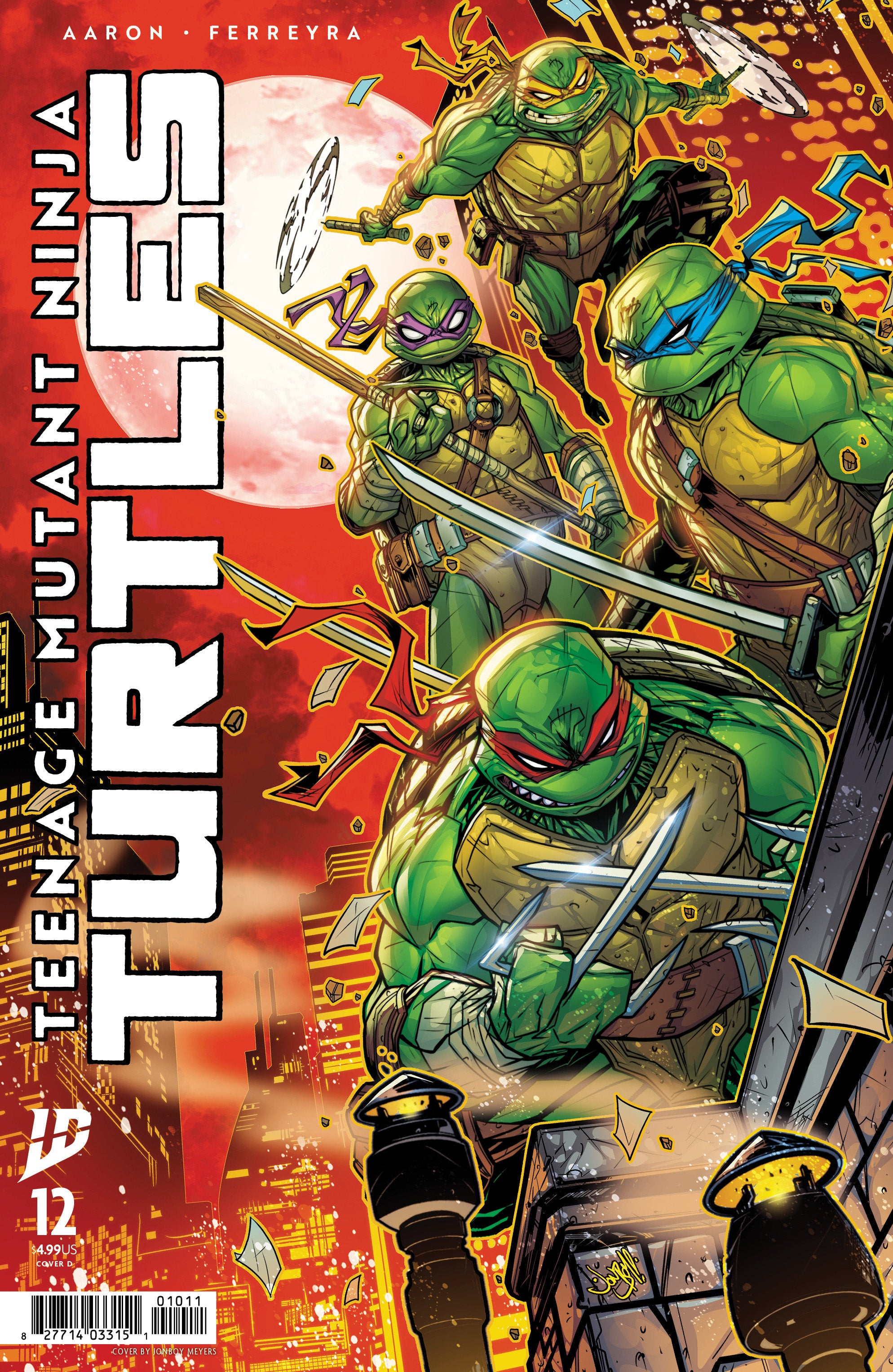 TEENAGE MUTANT NINJA TURTLES #12 VARIANT D (MEYERS)