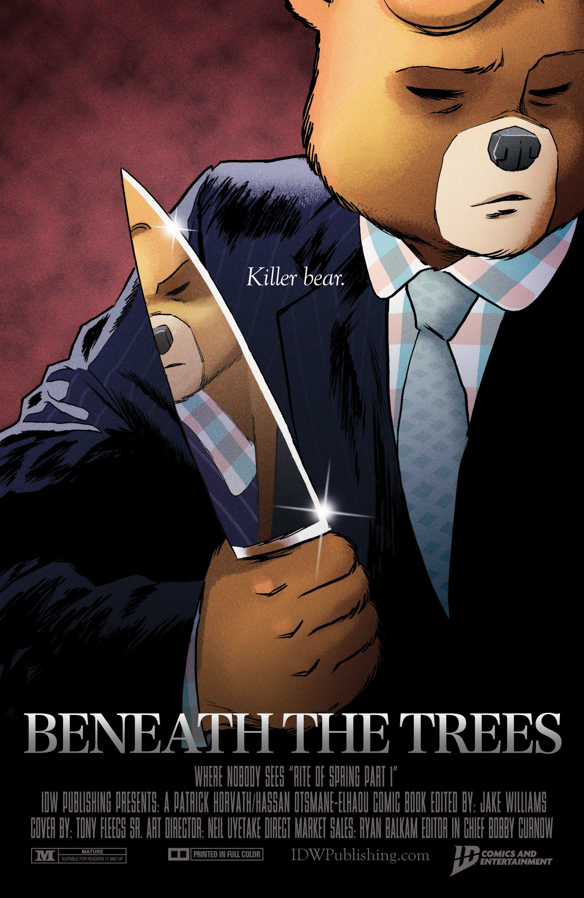 BENEATH THE TREES WHERE NOBODY SEES: RITE OF SPRING #1 VARIANT B (FLEECS MOVIE HOMAGE COVER)
