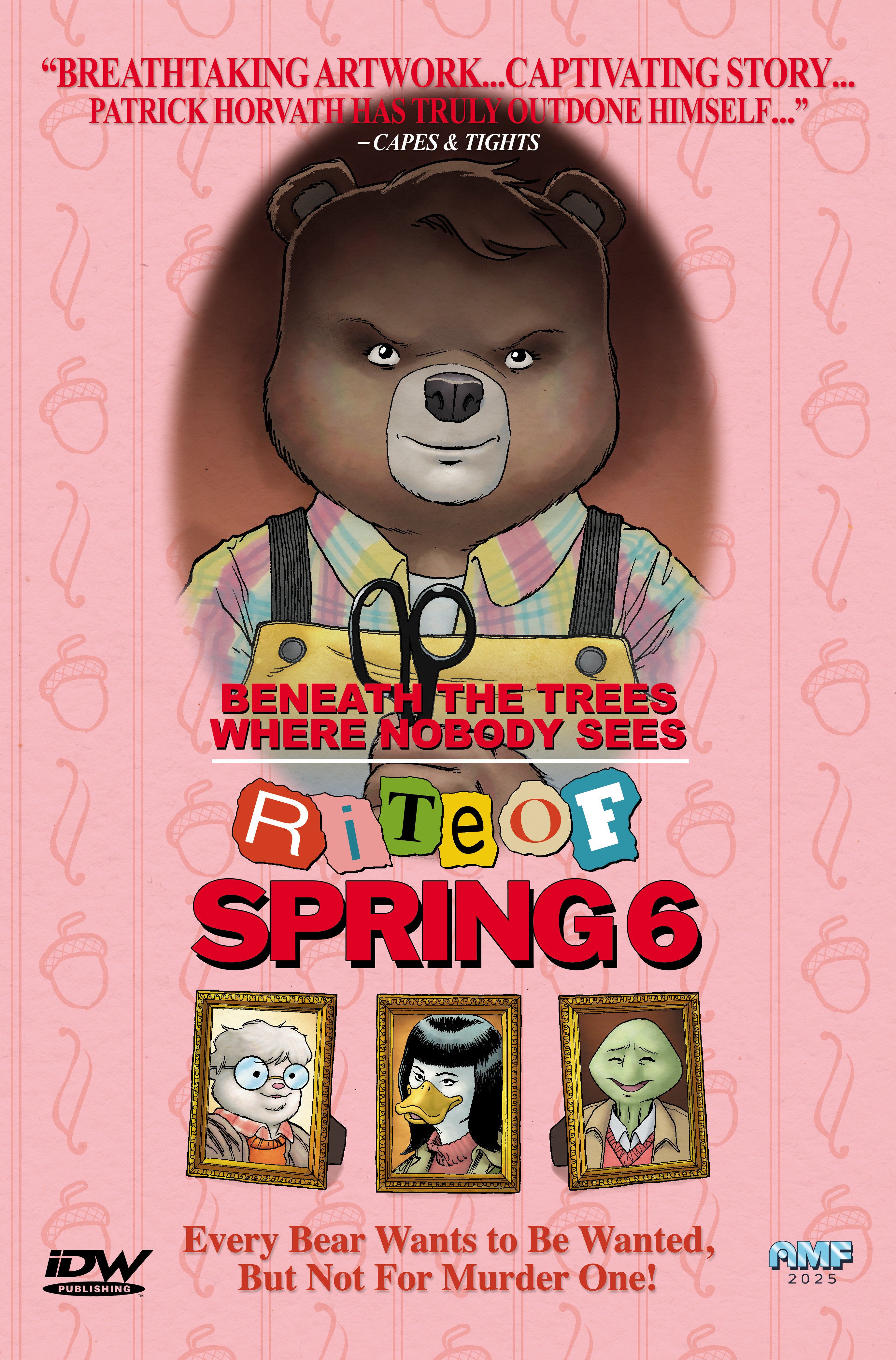 BENEATH THE TREES WHERE NOBODY SEES: RITE OF SPRING #6 VARIANT B (FLEECS MOVIE HOMAGE COVER)