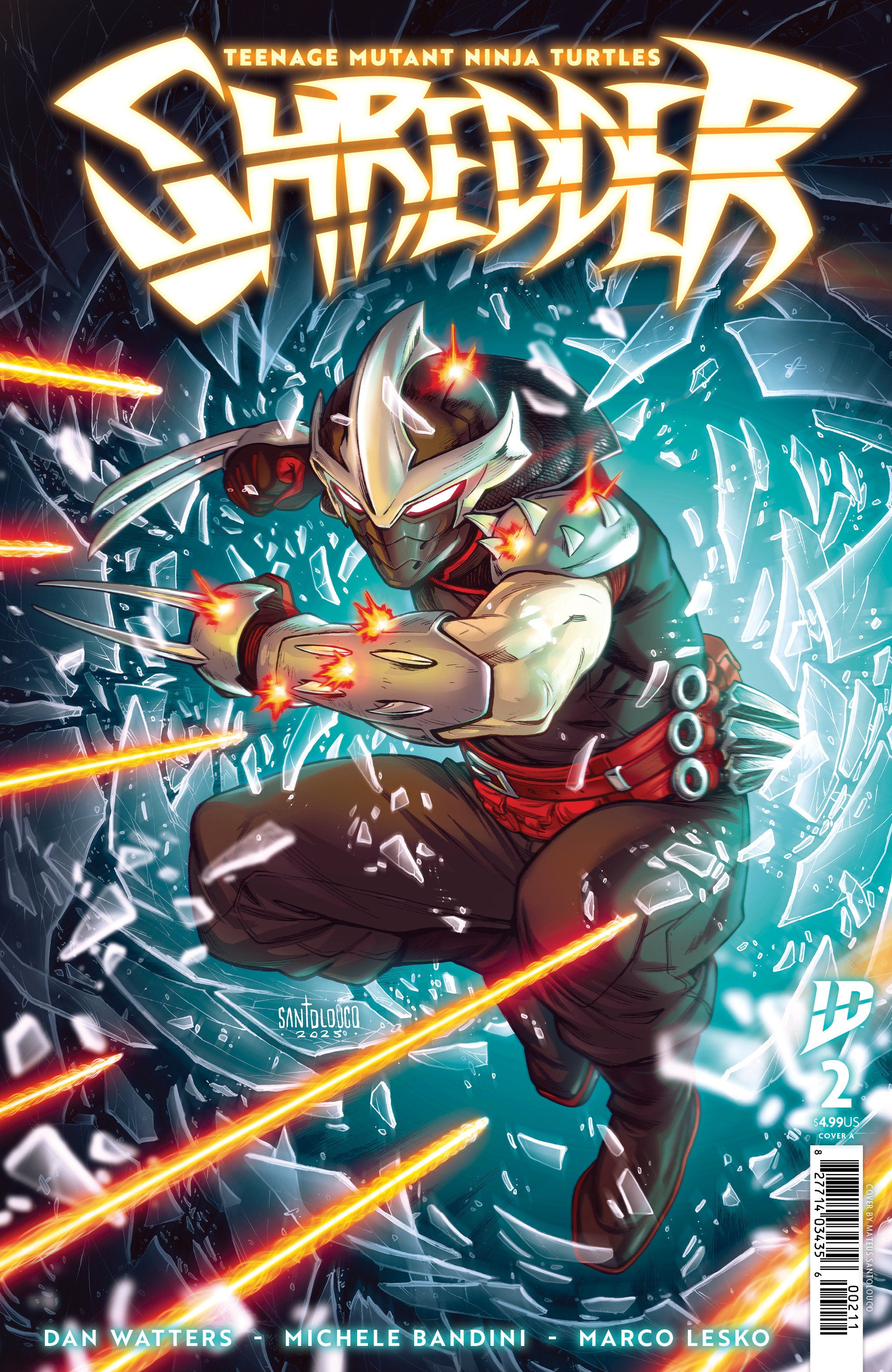 TEENAGE MUTANT NINJA TURTLES: SHREDDER #2 COVER A (SANTOLOUCO)