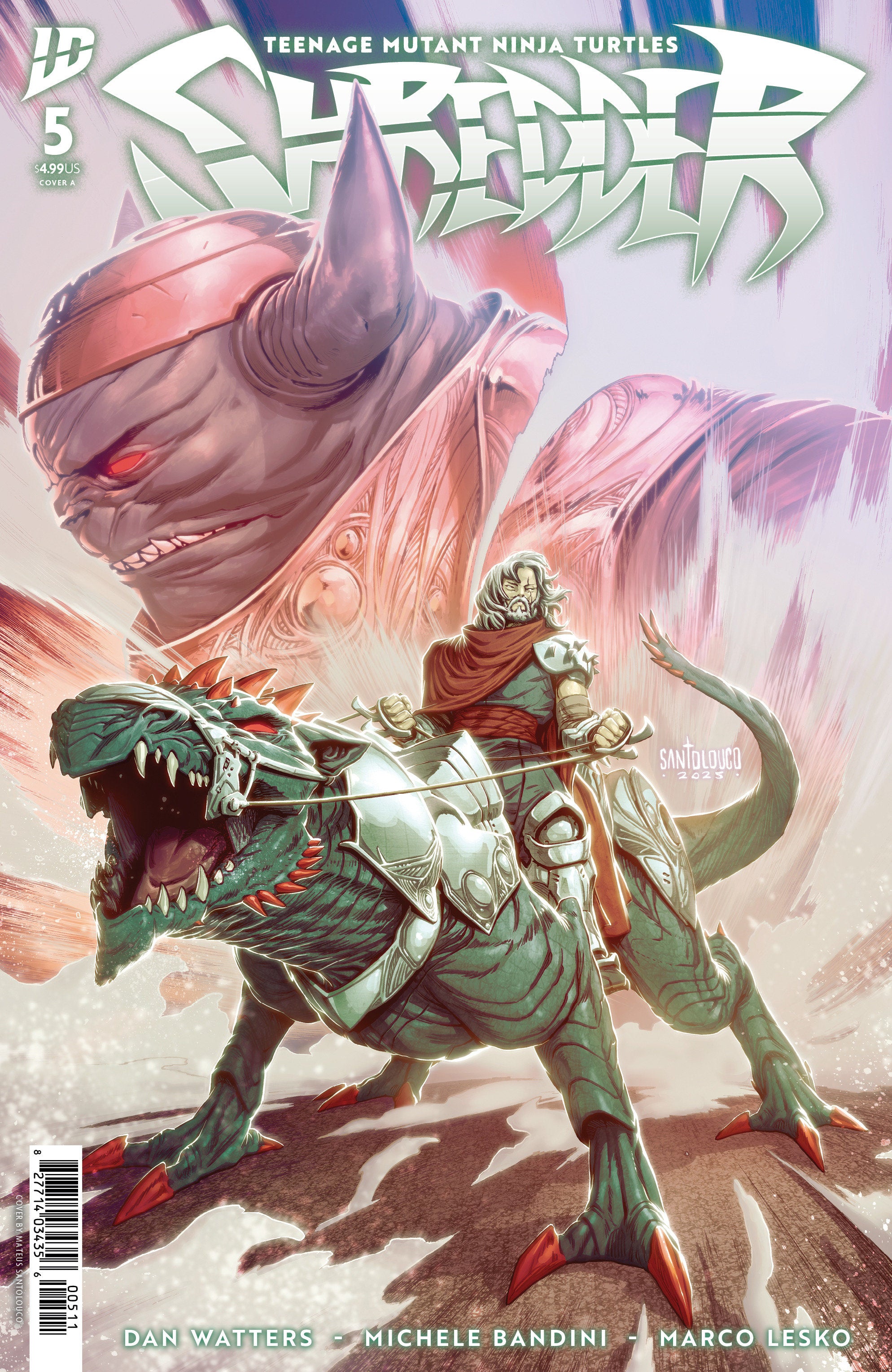 TEENAGE MUTANT NINJA TURTLES: SHREDDER #5 COVER A (SANTOLOUCO)