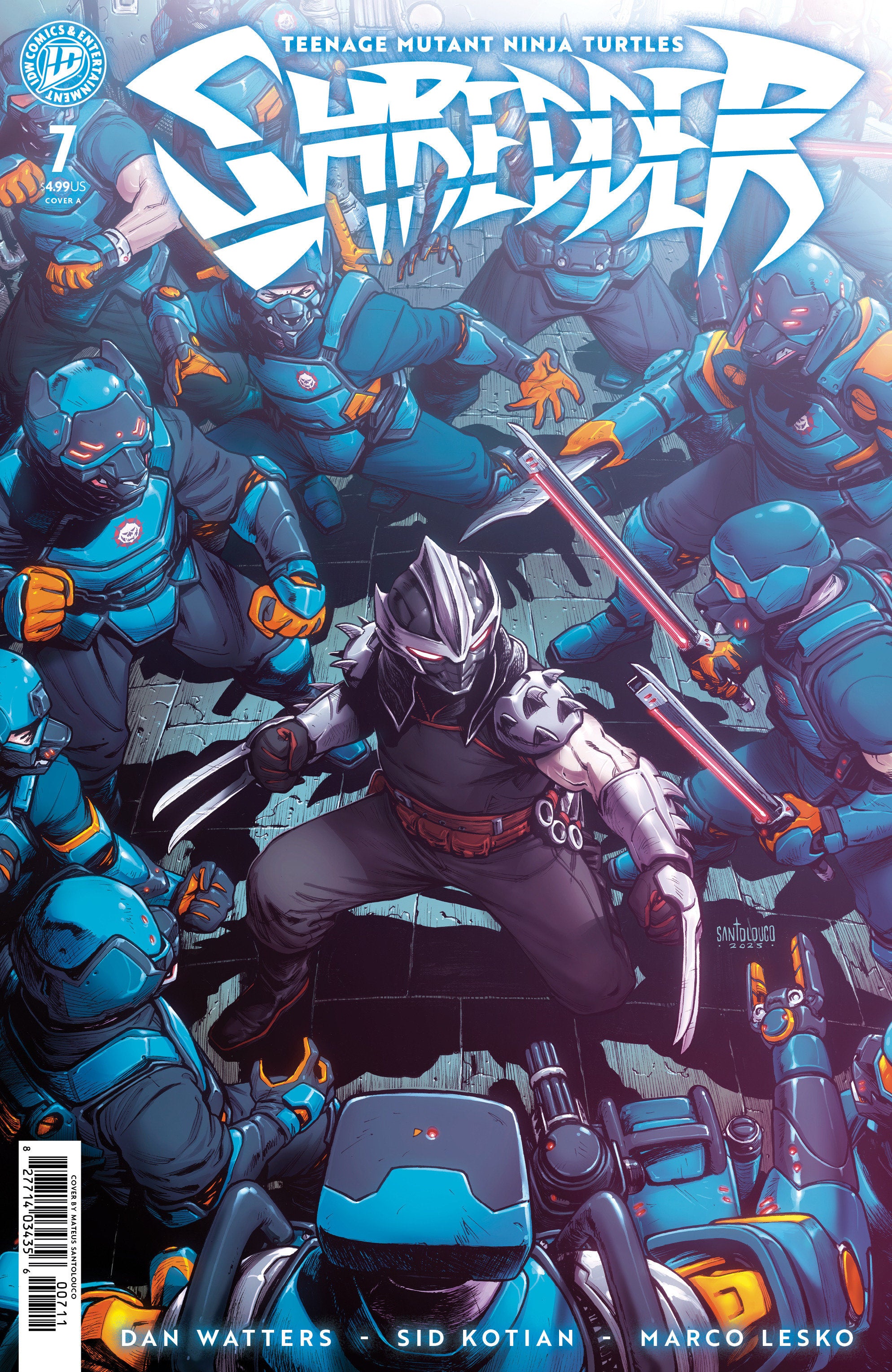 TEENAGE MUTANT NINJA TURTLES: SHREDDER #7 COVER A (SANTOLOUCO)
