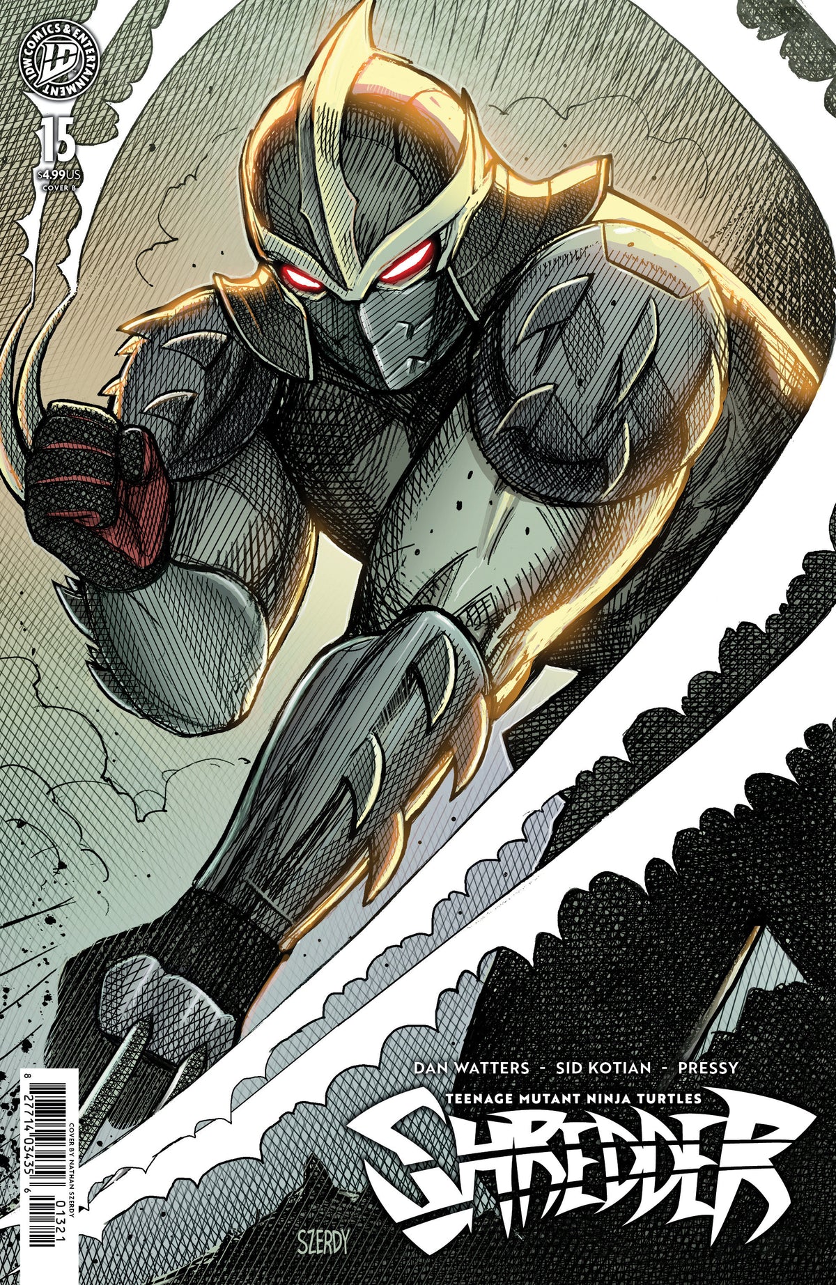 TEENAGE MUTANT NINJA TURTLES: SHREDDER #15 VARIANT B (SZERDY)