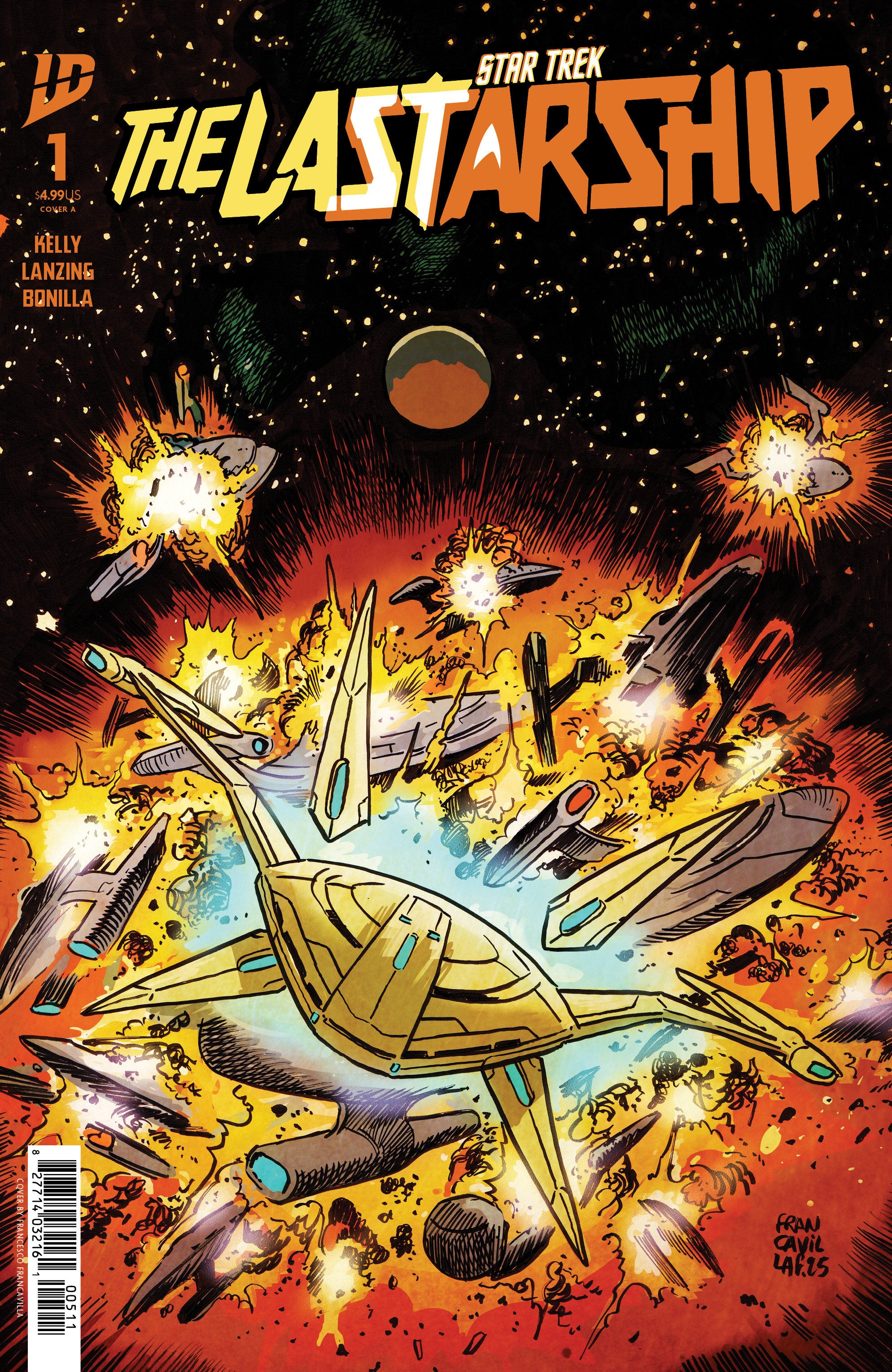 STAR TREK: THE LAST STARSHIP #1 COVER A (FRANCAVILLA)