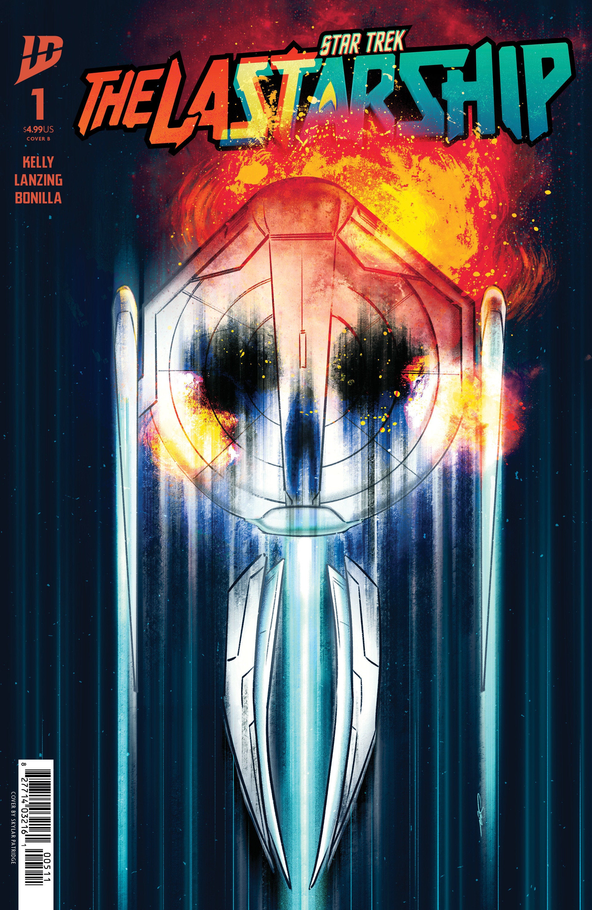 STAR TREK: THE LAST STARSHIP #1 VARIANT B (PATRIDGE)