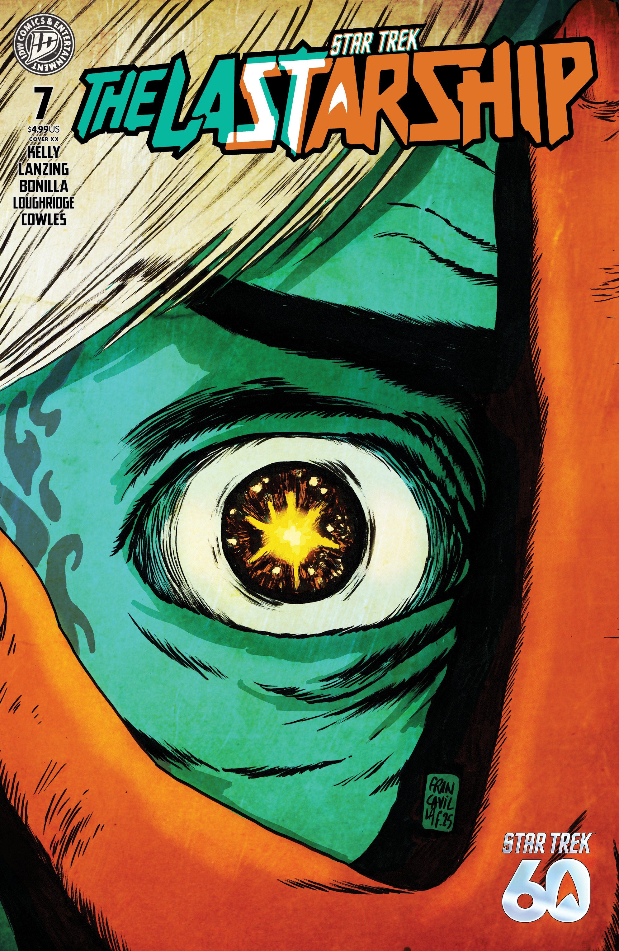 STAR TREK: THE LAST STARSHIP #7 COVER A (FRANCAVILLA)