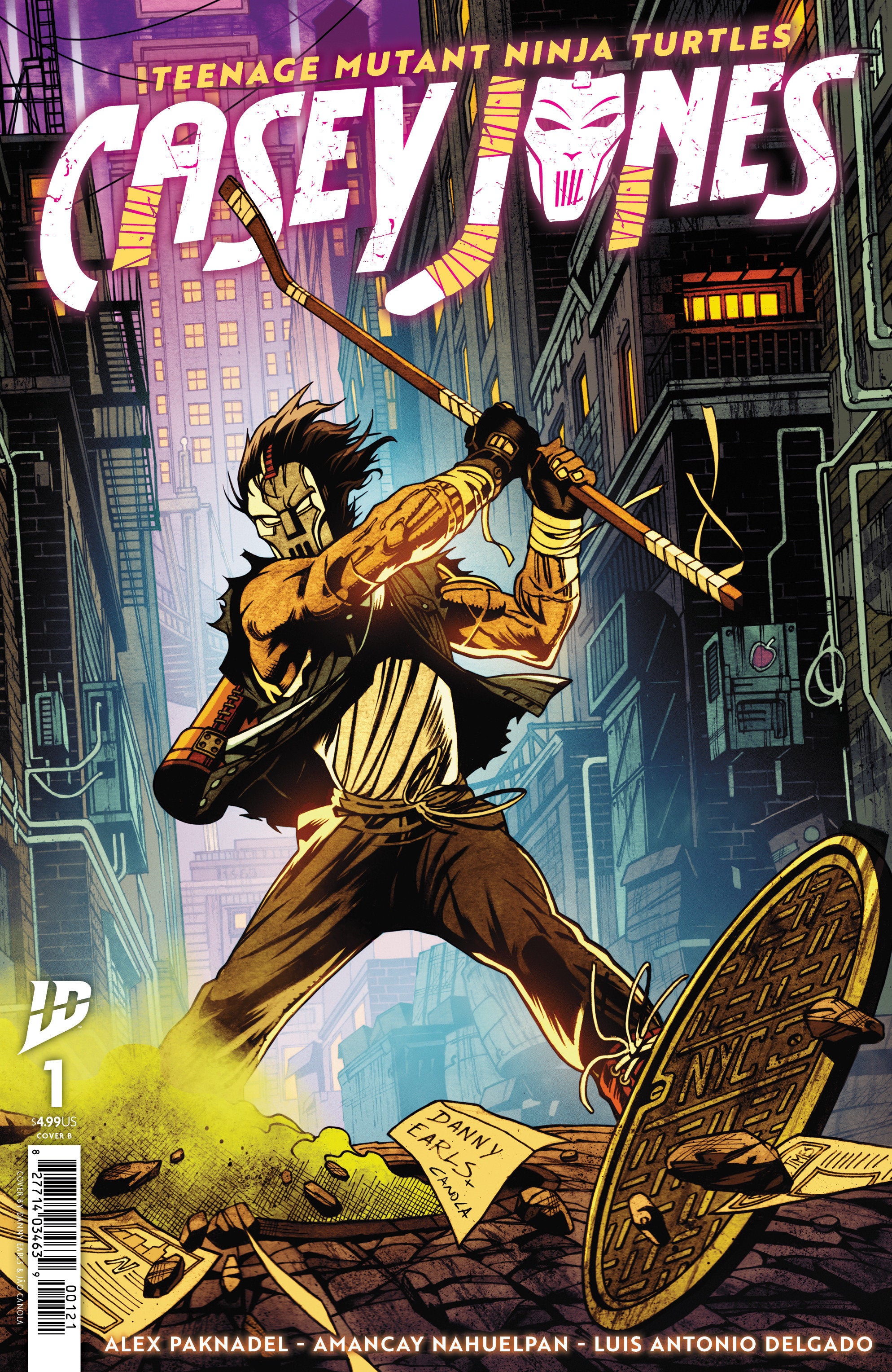 TEENAGE MUTANT NINJA TURTLES: CASEY JONES #1 VARIANT B (EARLS)