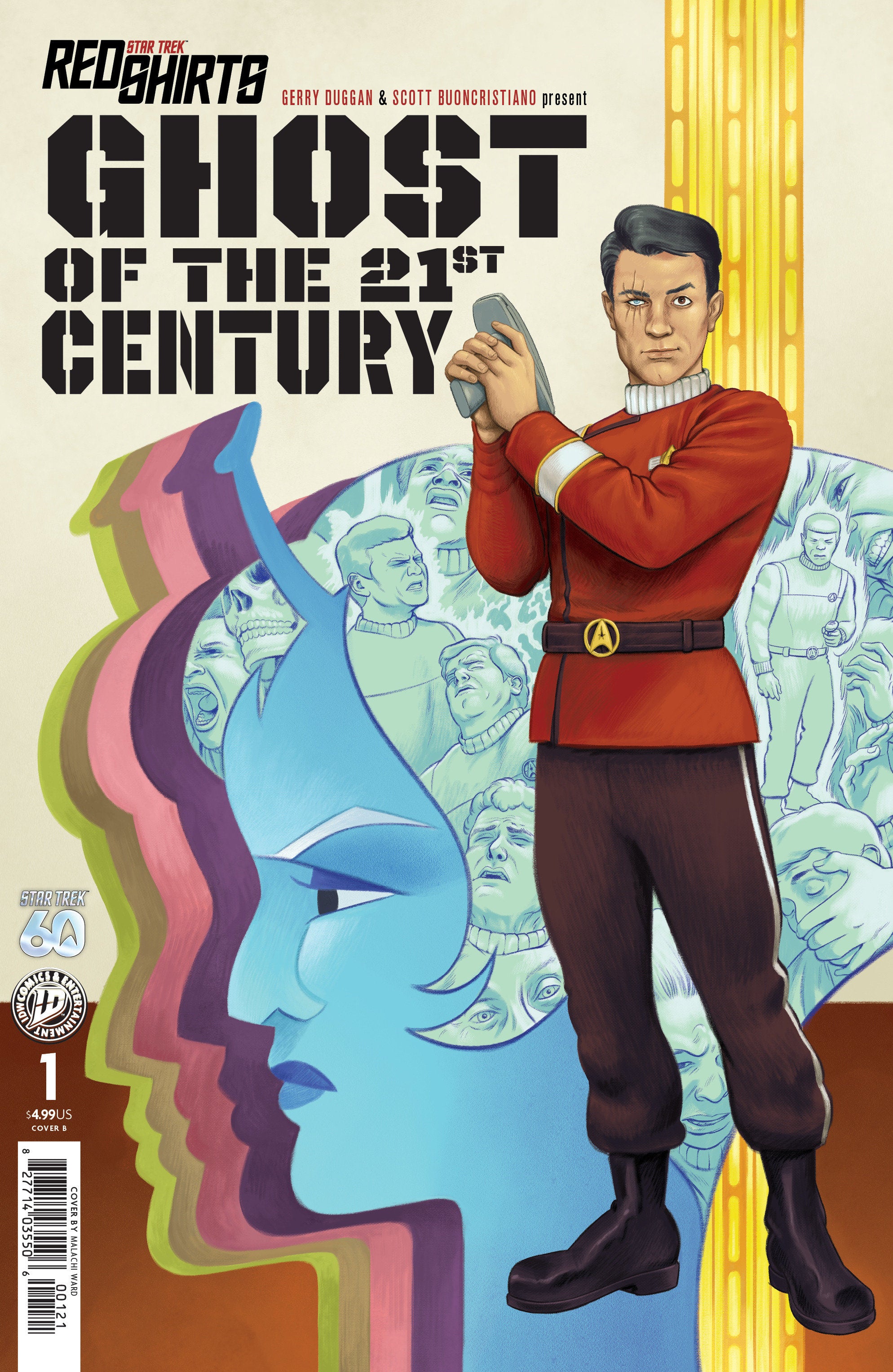STAR TREK: RED SHIRTS--GHOST OF THE 21ST CENTURY #1 VARIANT B (WARD)