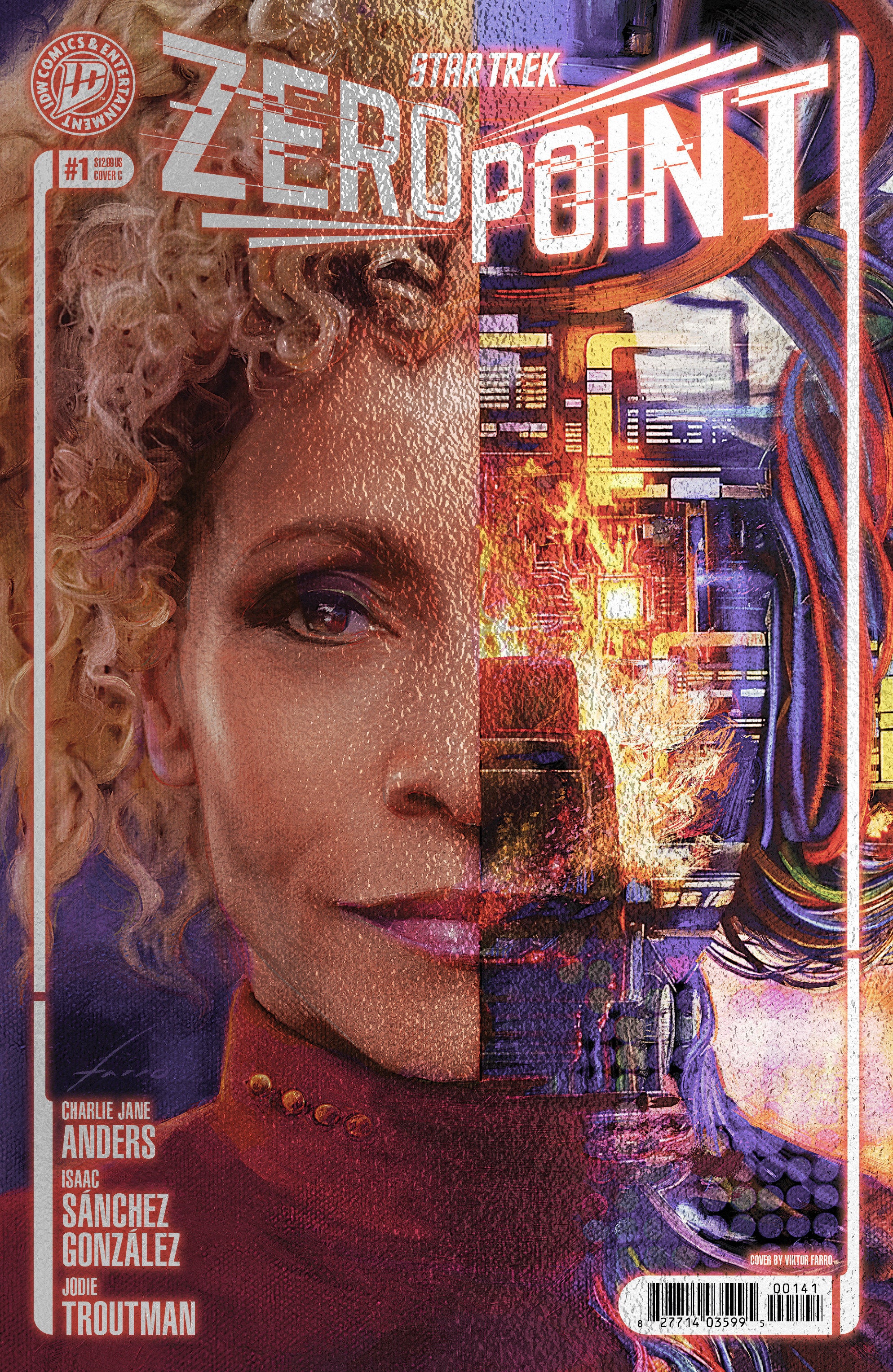 STAR TREK: ZERO POINT #1 VARIANT C FOIL (FARRO)